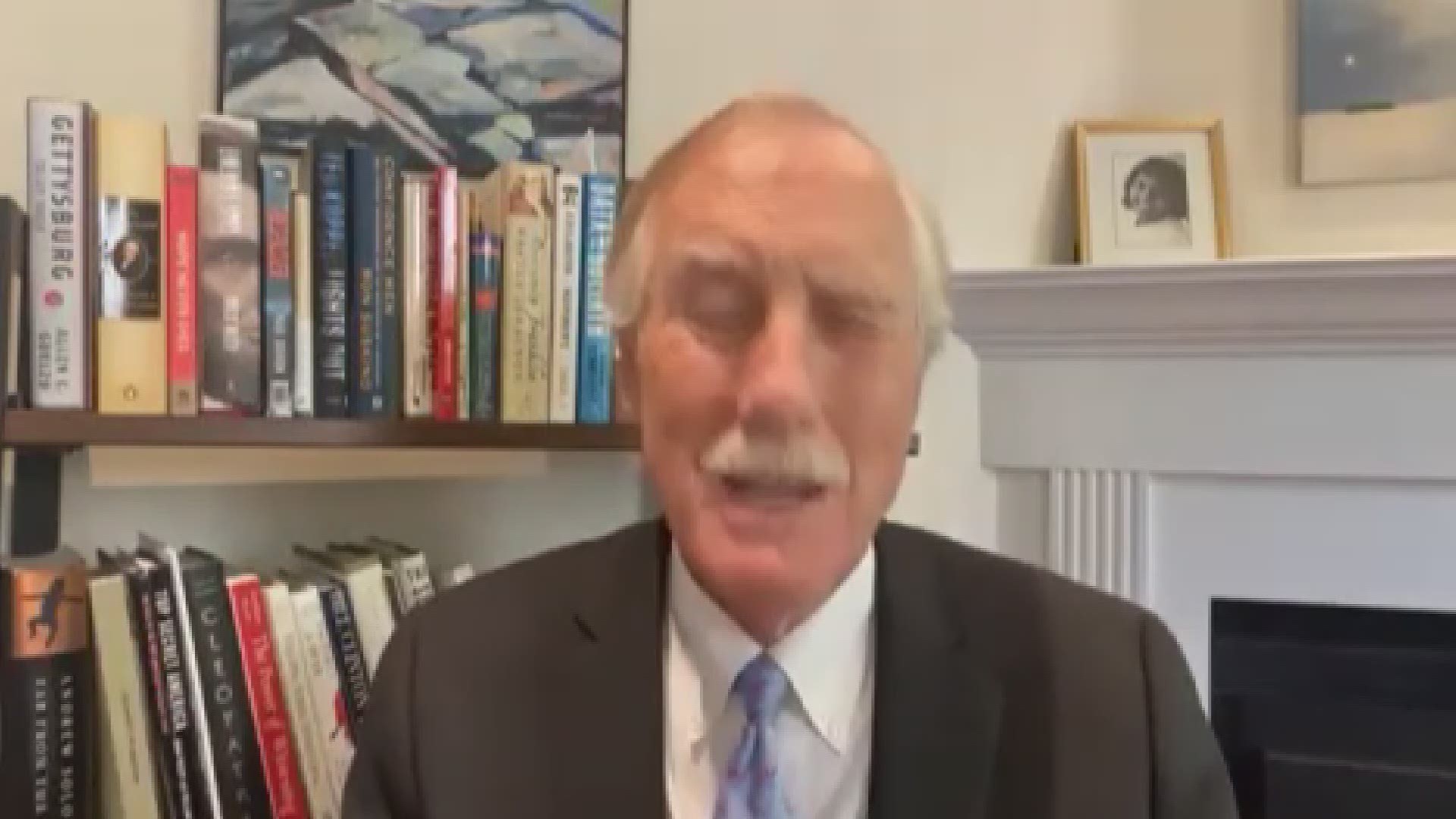 Sen. Angus King talks about the GOP policing bill that was blocked by Democrats on Wednesday