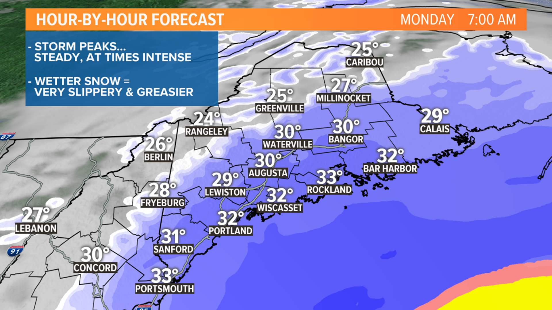 Snow and difficult travel Monday morning | GUTNER BLOG ...