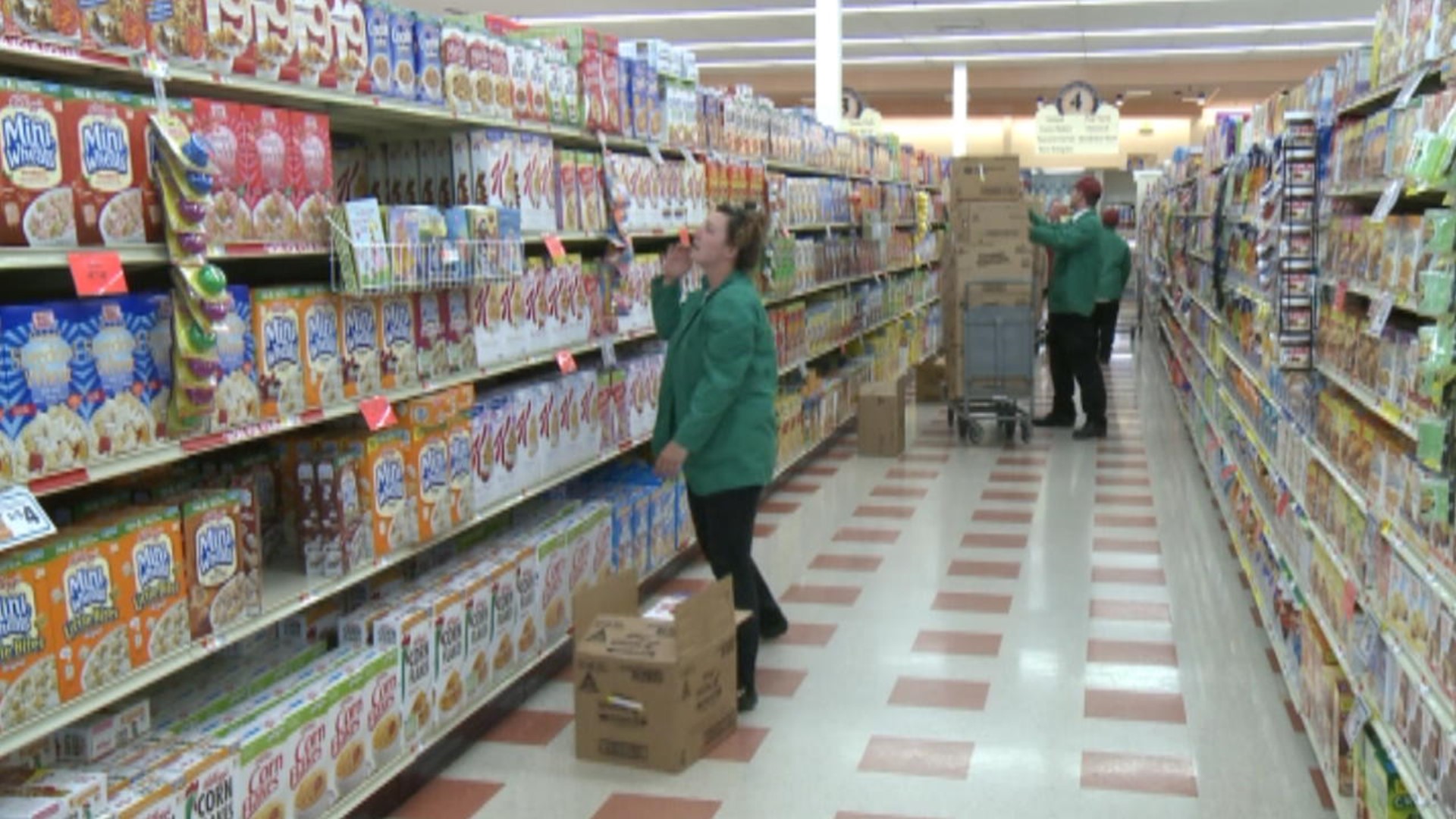 The new supermarket is expected to open in early summer. They're looking to hire 100 positions.