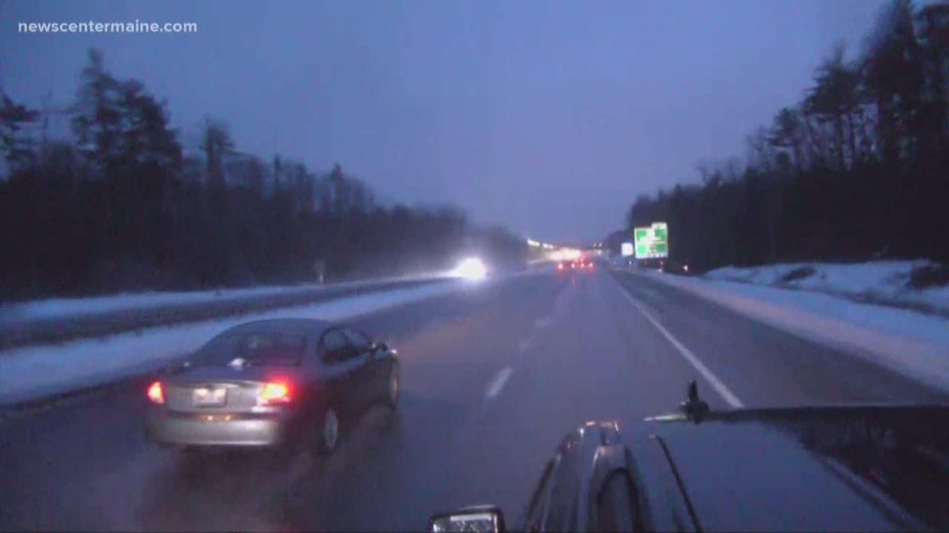 Snow turned to rain in the southern part of the state just as the commute got underway
