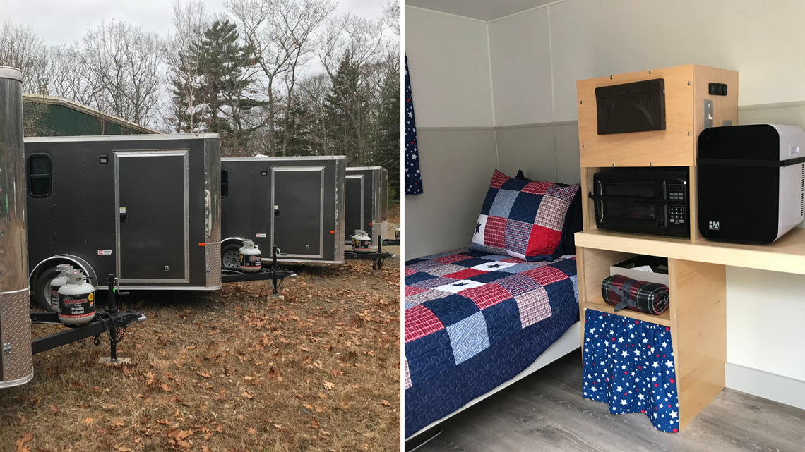 Maine veterans make mobile homeless shelters for veterans