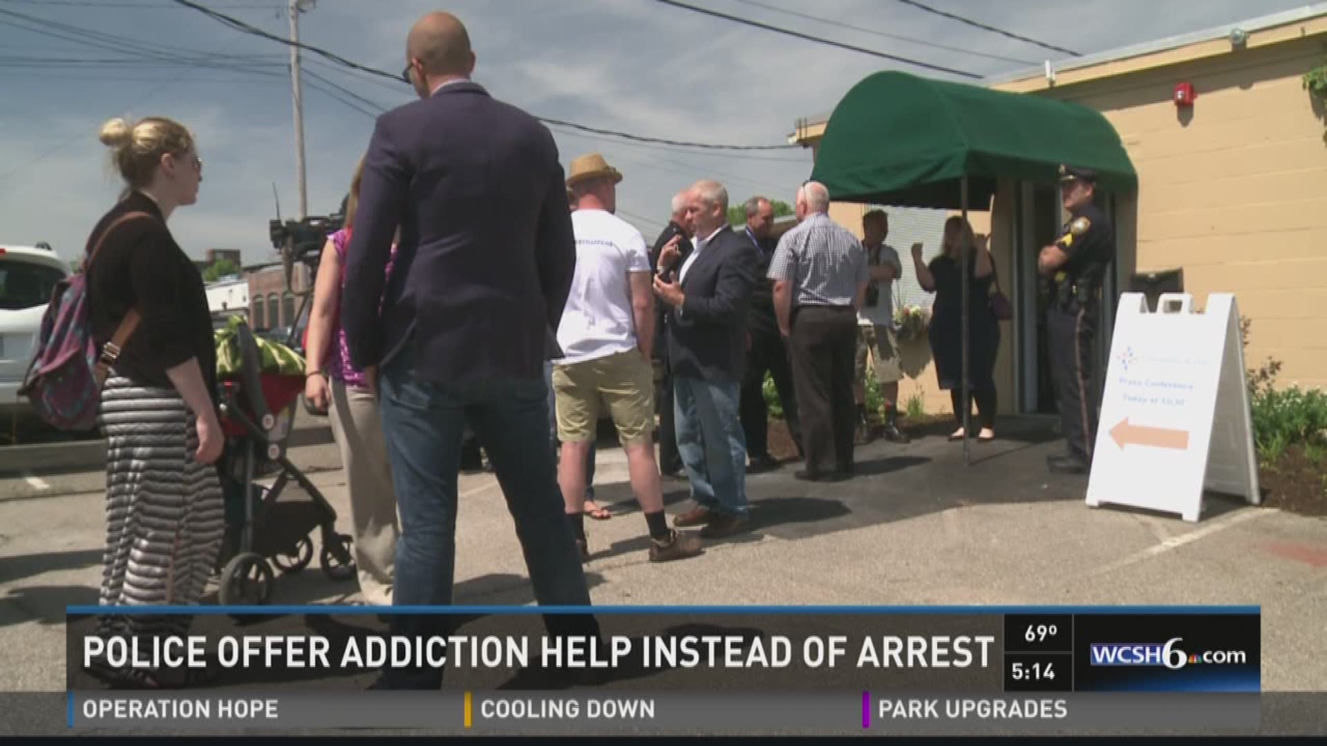 Addicts getting help from police