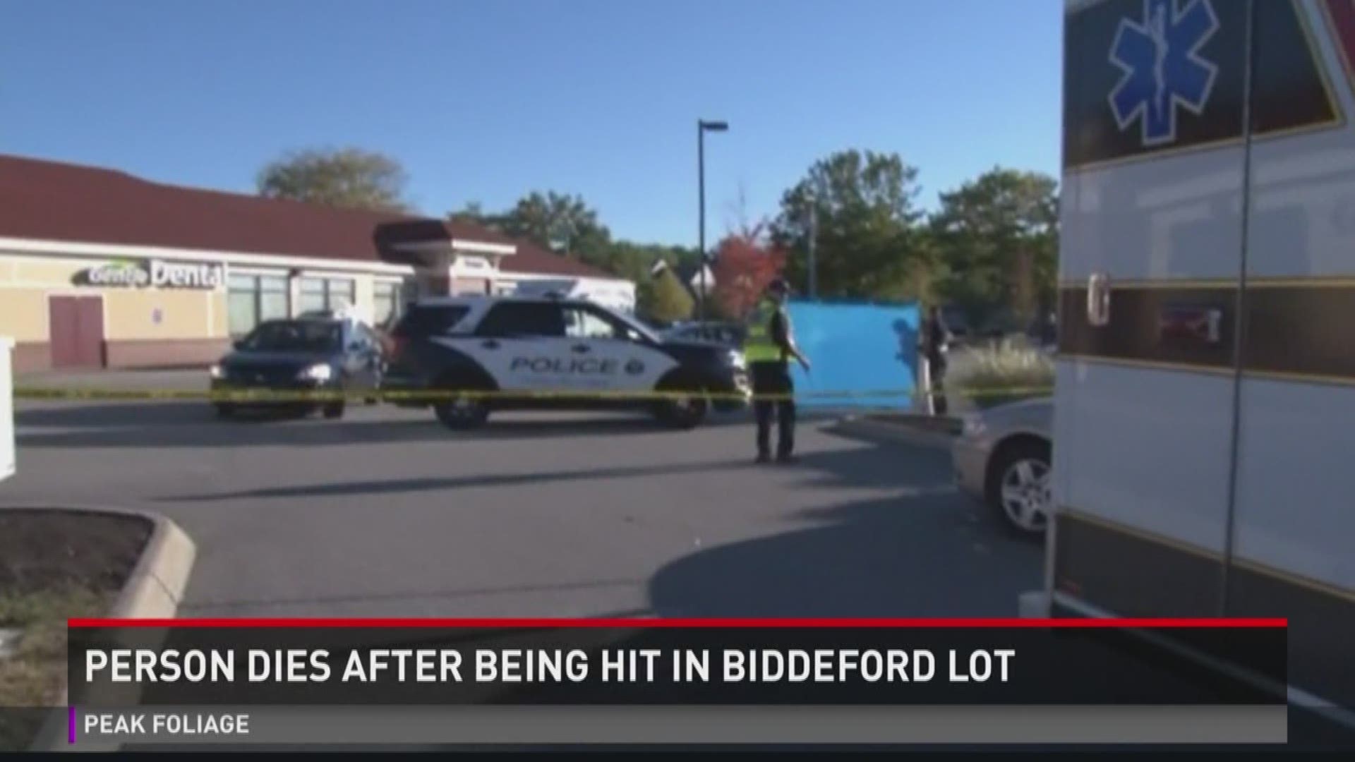 Person dies after being hit in Biddeford lot