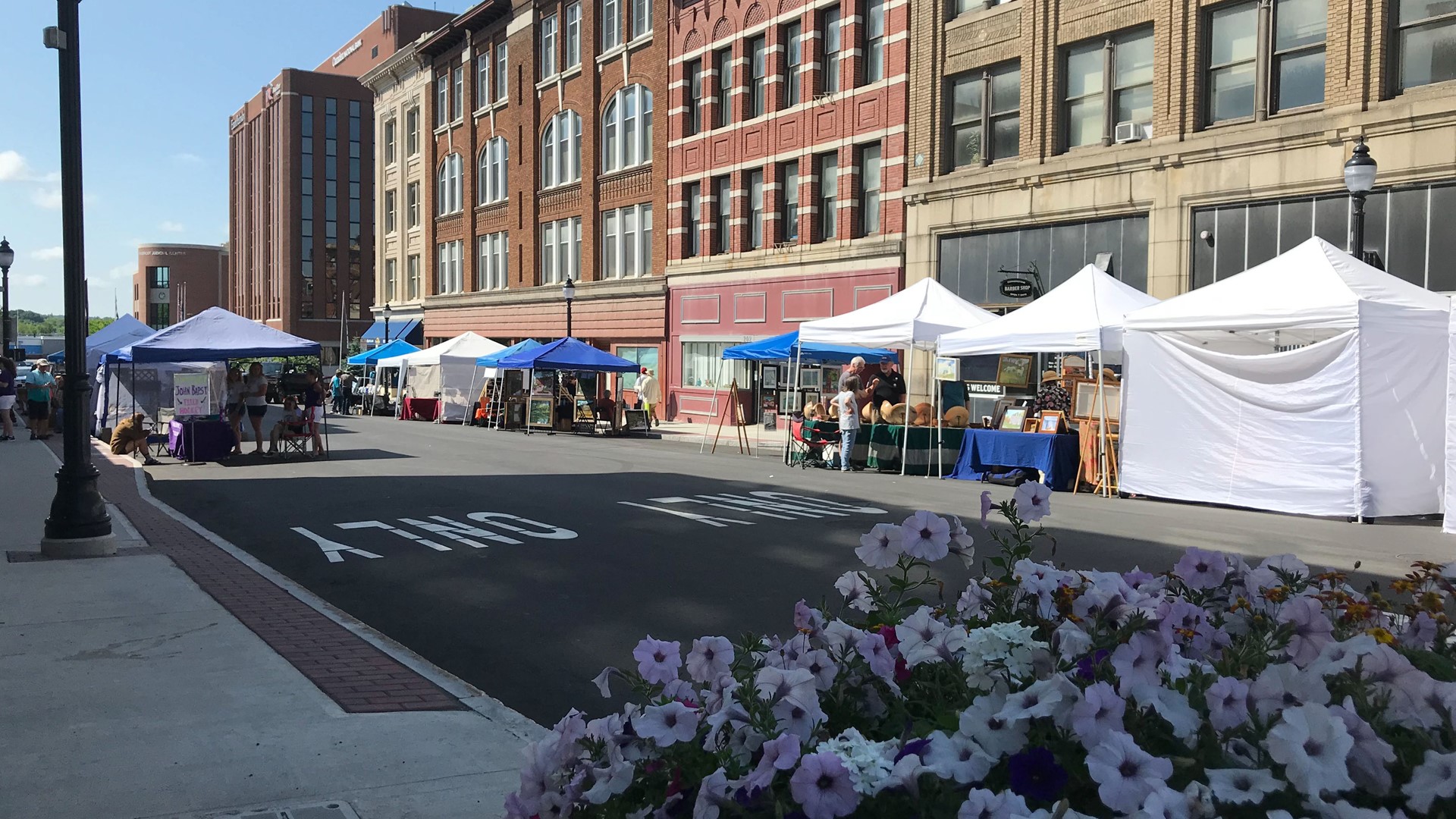 Bangor’s sidewalk art festival returns