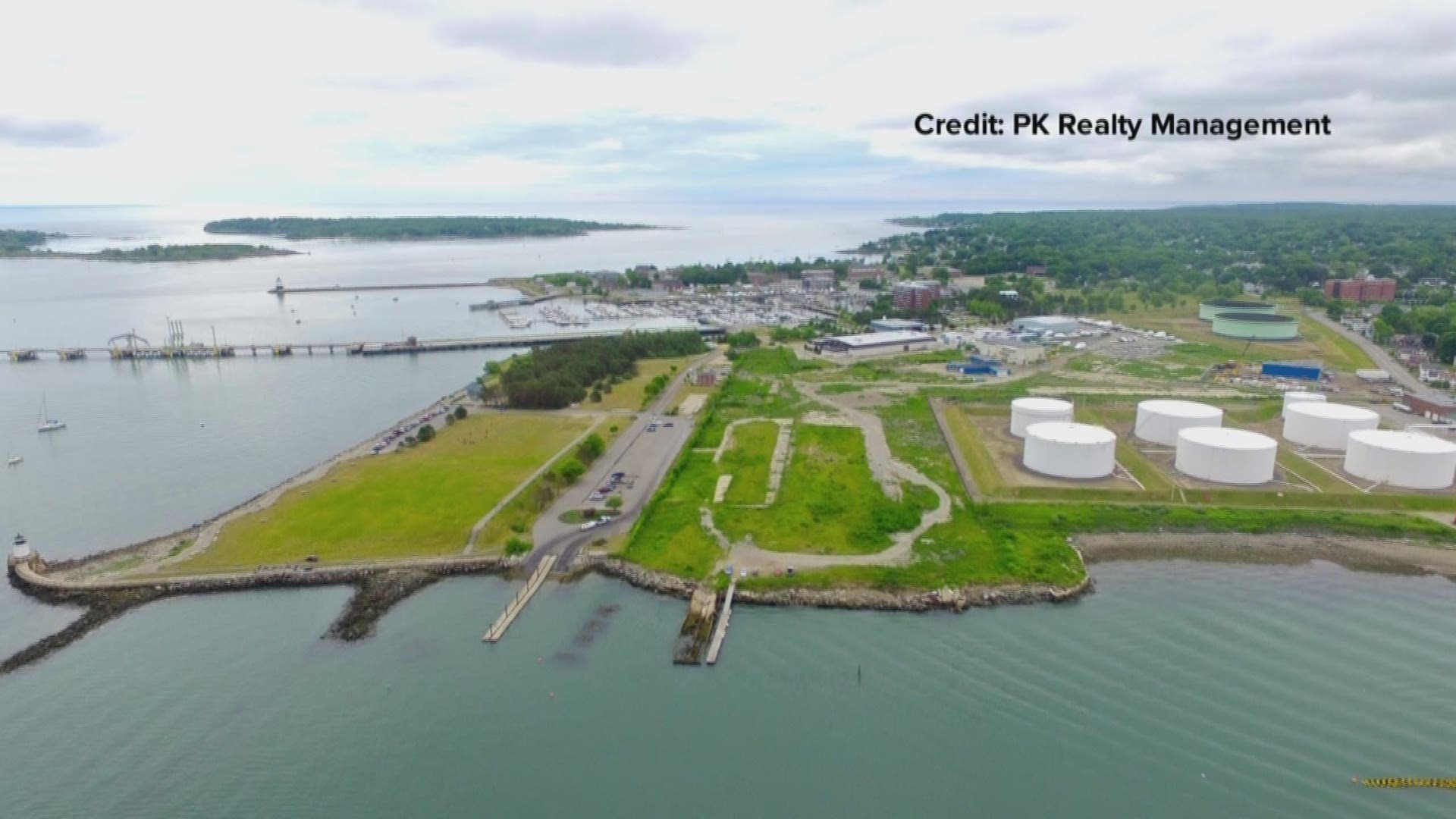 Waterfront landowners are visiting the idea of a ferry service between Portland and South Portland.