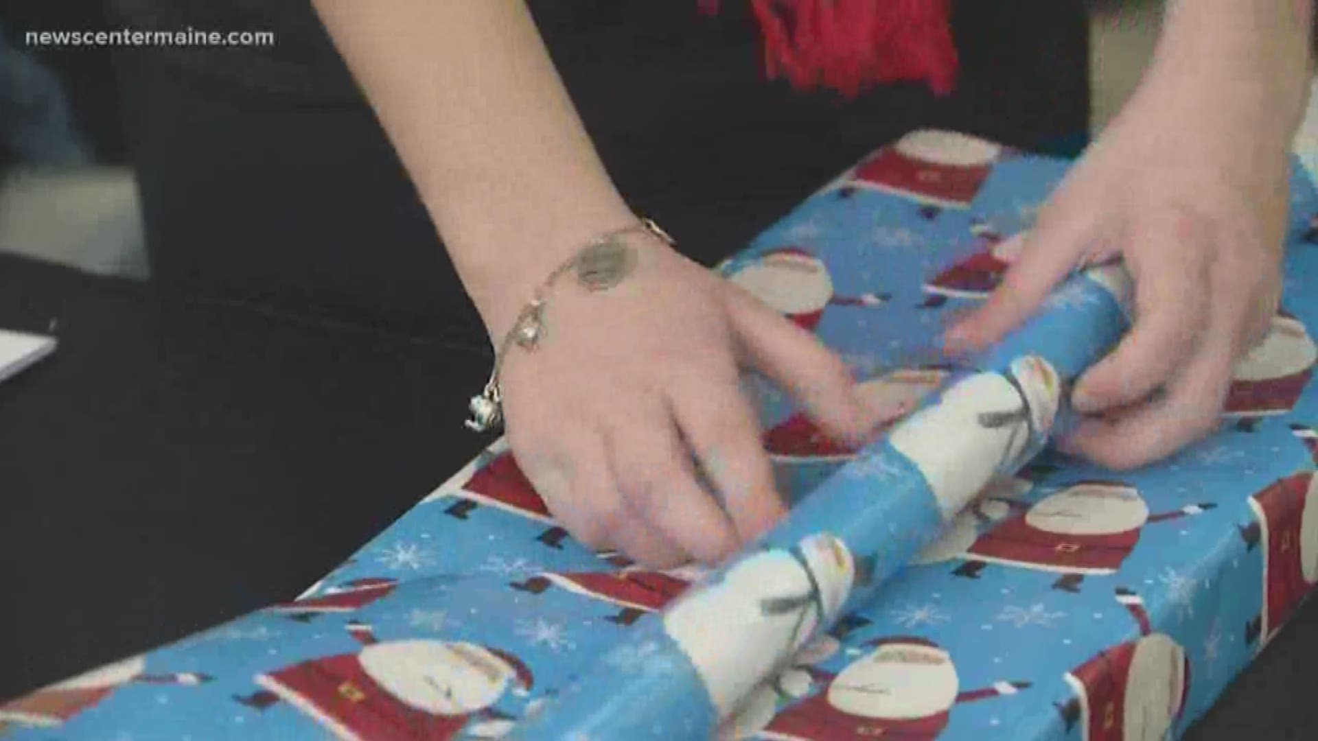 If you don't want to wrap your gifts, the IRIS Network has you covered at the Maine Mall