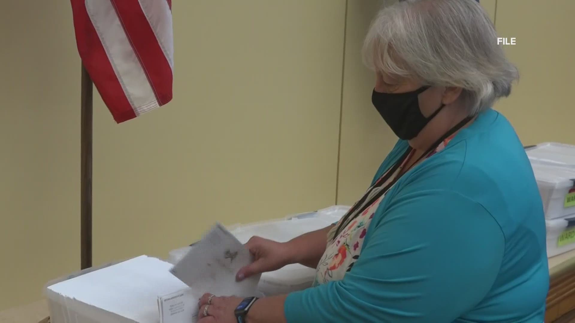 If you plan to head to the polls, officials are strongly encouraging people to wear masks.