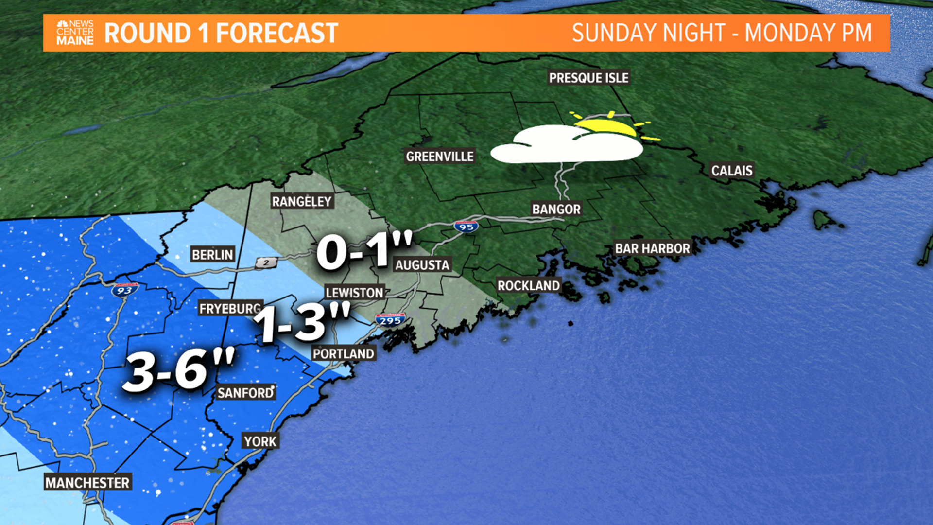 Two-part storm will bring several inches of snow to Maine ...