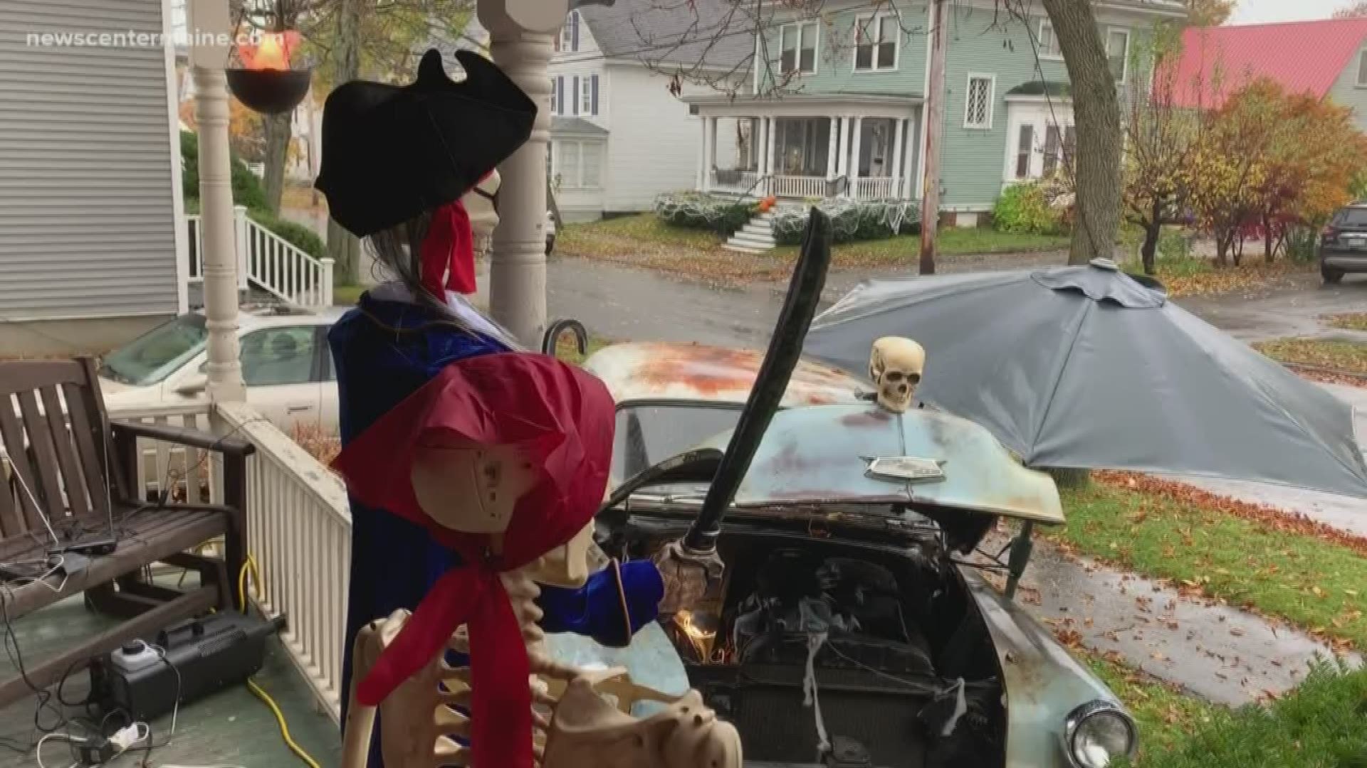 Maple Street in Bangor the hot spot for TrickOrTreaters