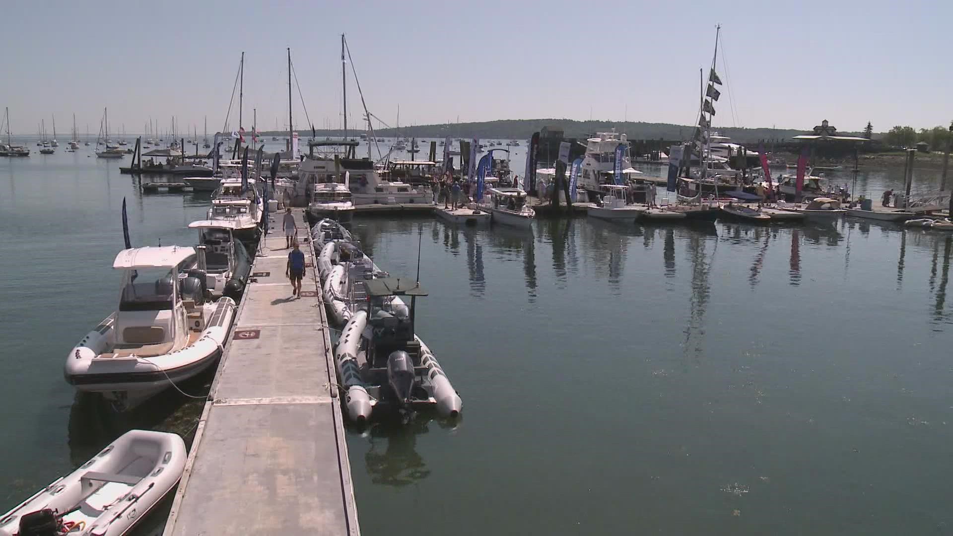 Organizer John Hanson, whose magazine puts on the show, says interest in boating has been big.
