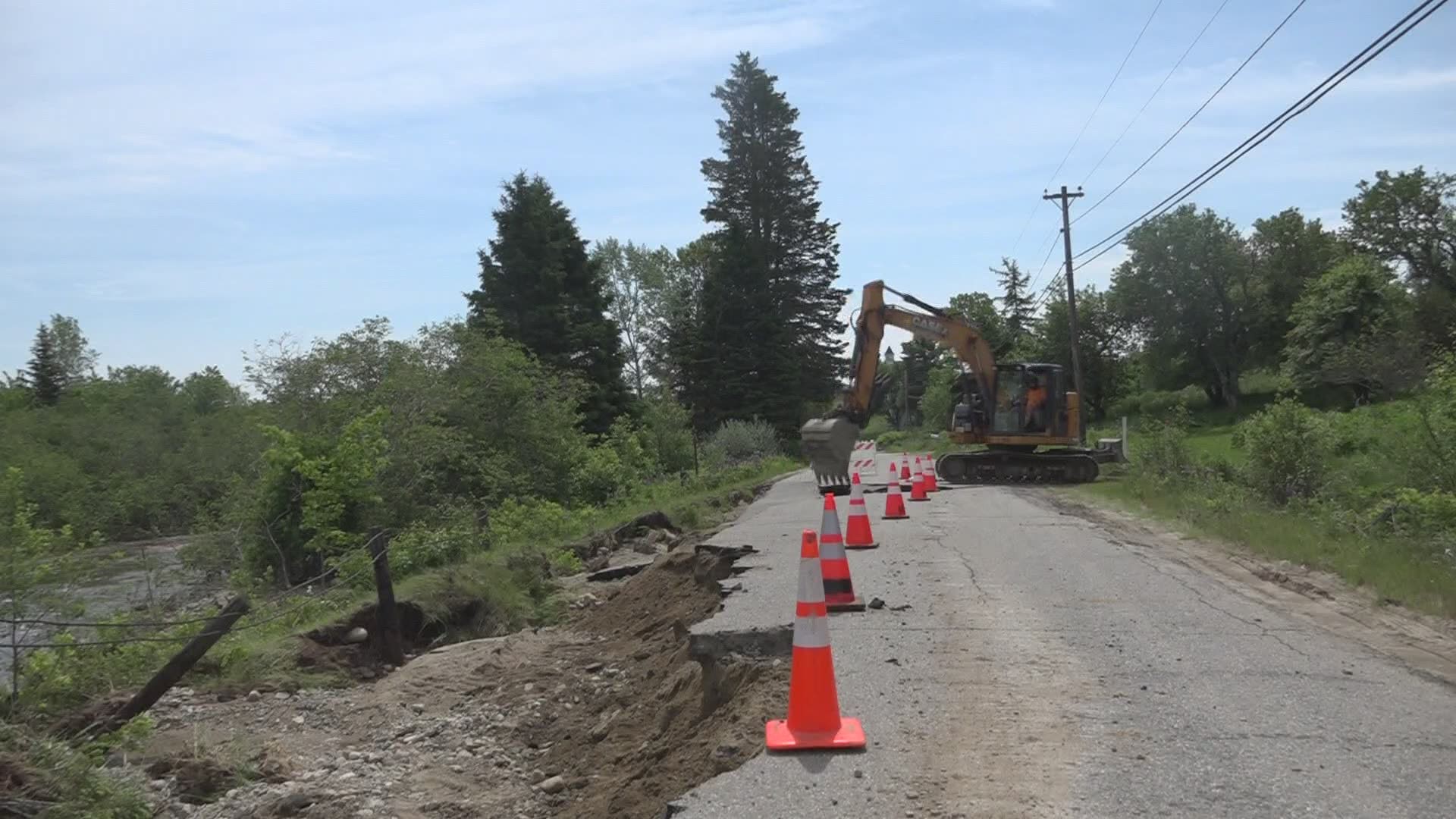 The Maine Emergency Management Agency is working with its partners to address flash flooding and washouts in Hancock and Washington counties