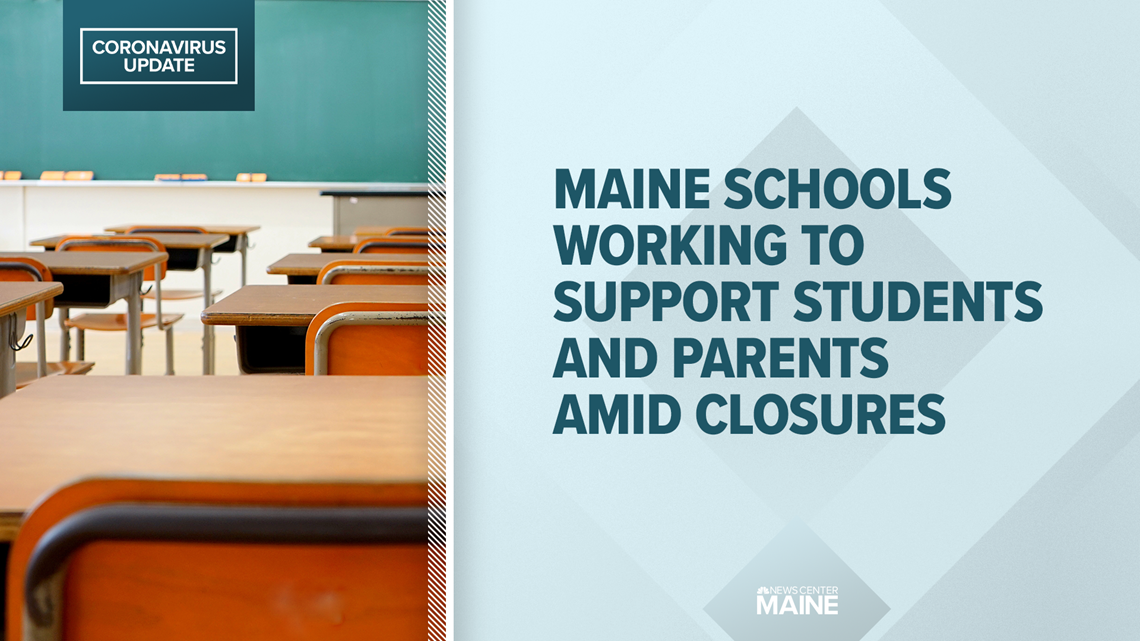 Maine schools try to support families amid coronavirus closings