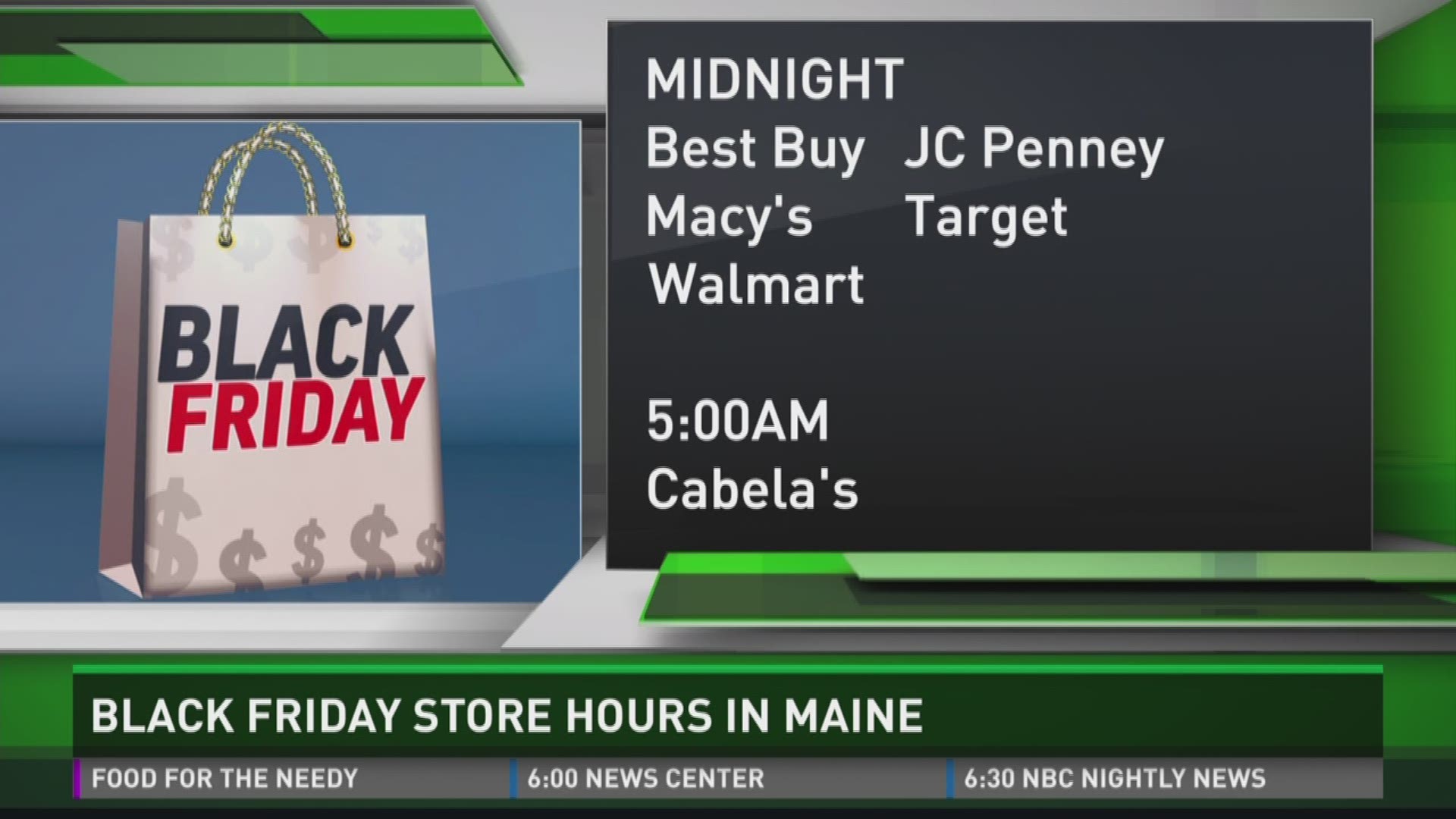 Black Friday store hours in Maine