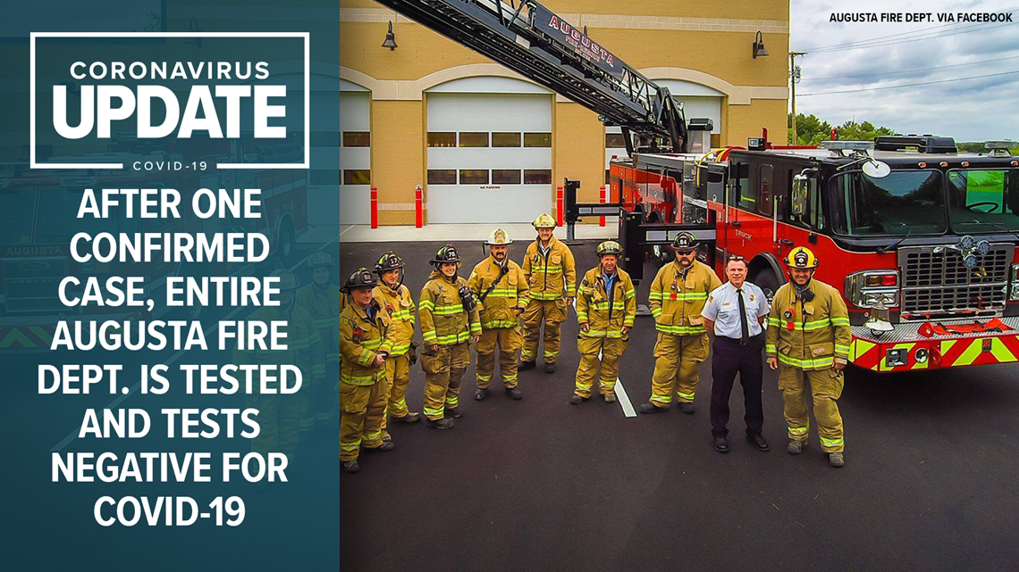 Entire Augusta Fire Dept. tests negative for coronavirus COVID19