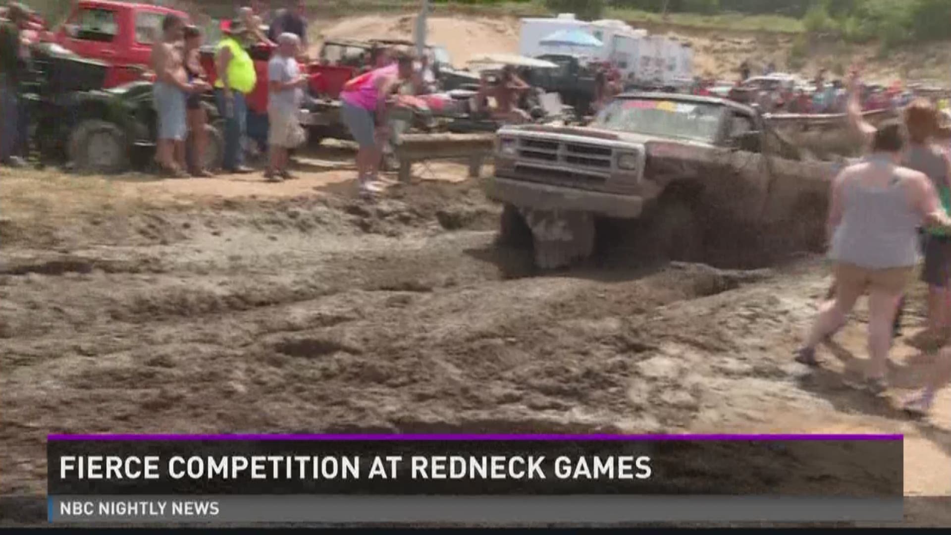 Fierce competition at Redneck Games