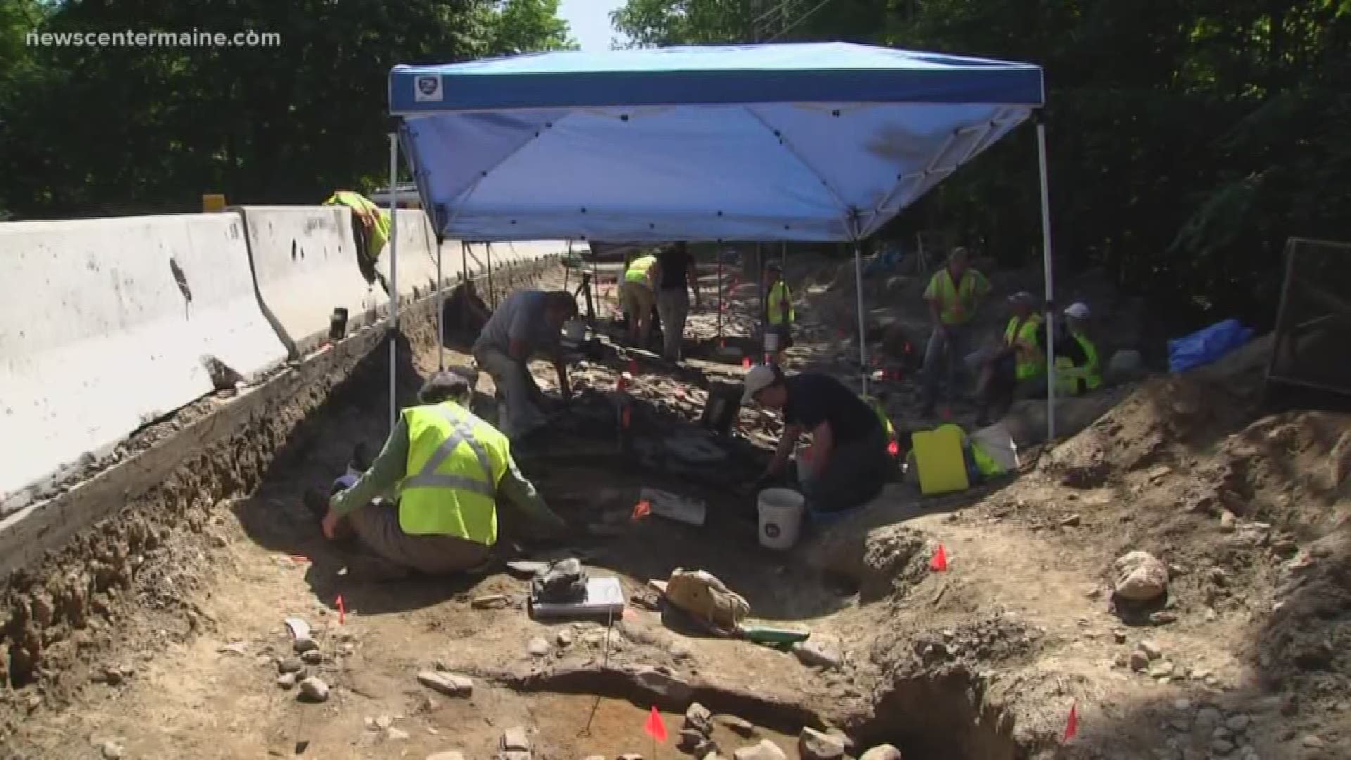 Archaeologists uncovering centuries-old fort in Windham