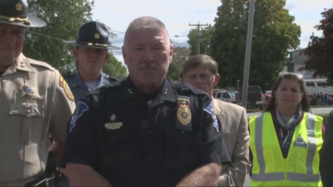 Farmington explosion news conference: Police Chief Jack Peck ...