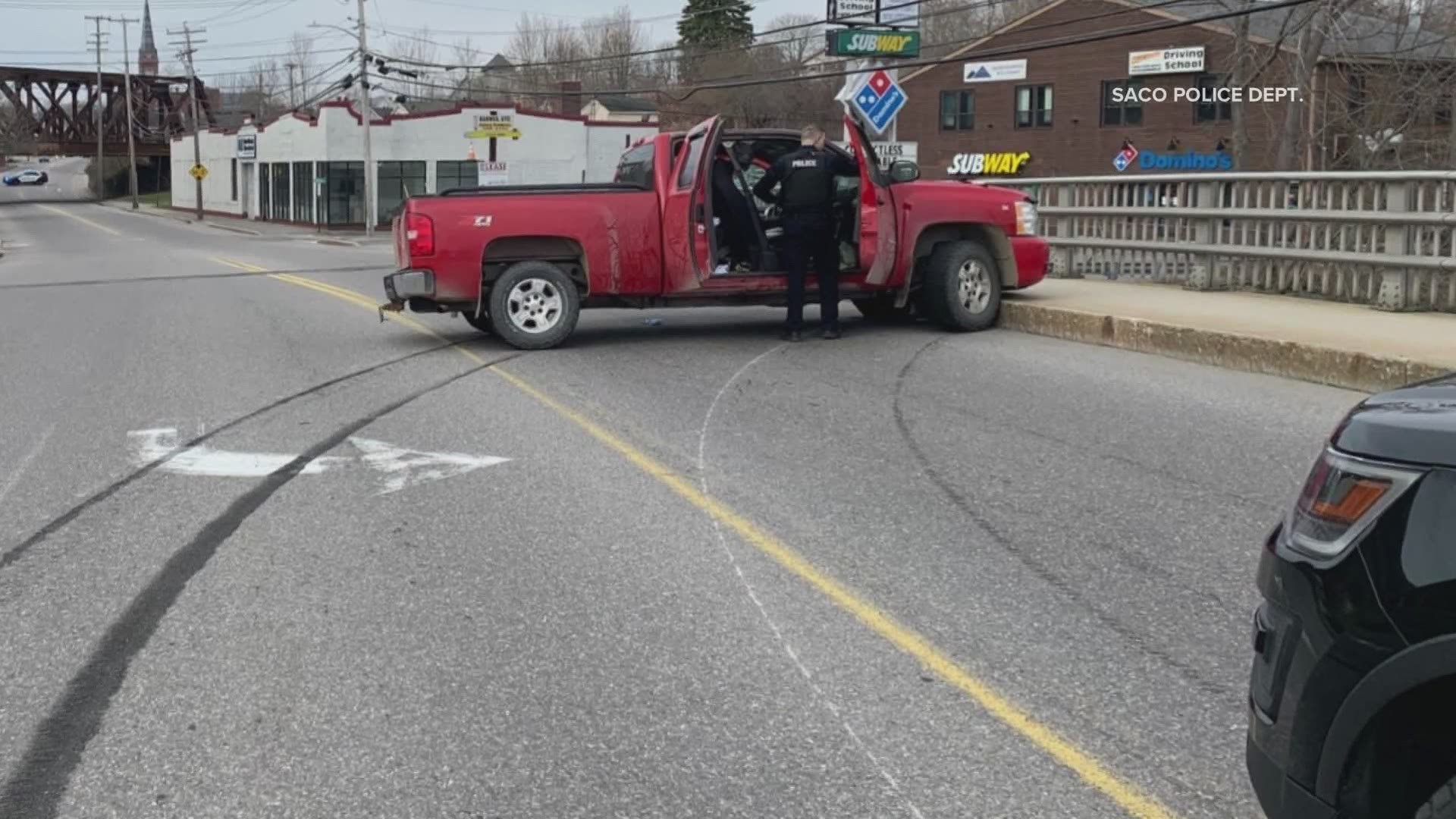 A high speed chase in Saco, carrying into Biddeford, lead to the arrest of Christopher Nelson of Fort Fairfield.