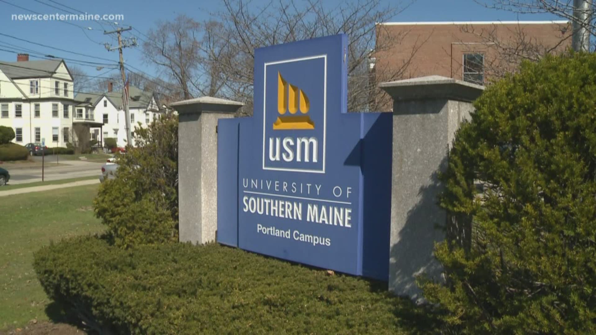 Students at USM will not have access to the Woodbury Campus for a while because crews are working to repair damage caused by a burst pipe.