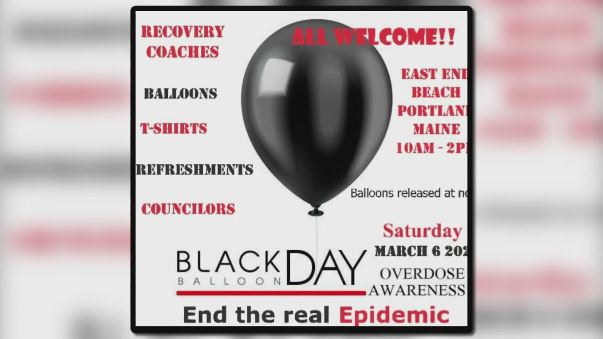 Honoring lives lost to drug overdoses on Black Balloon Day