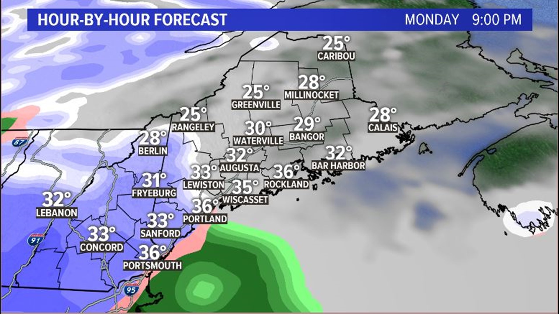 Spring snow Monday night in Maine | newscentermaine.com