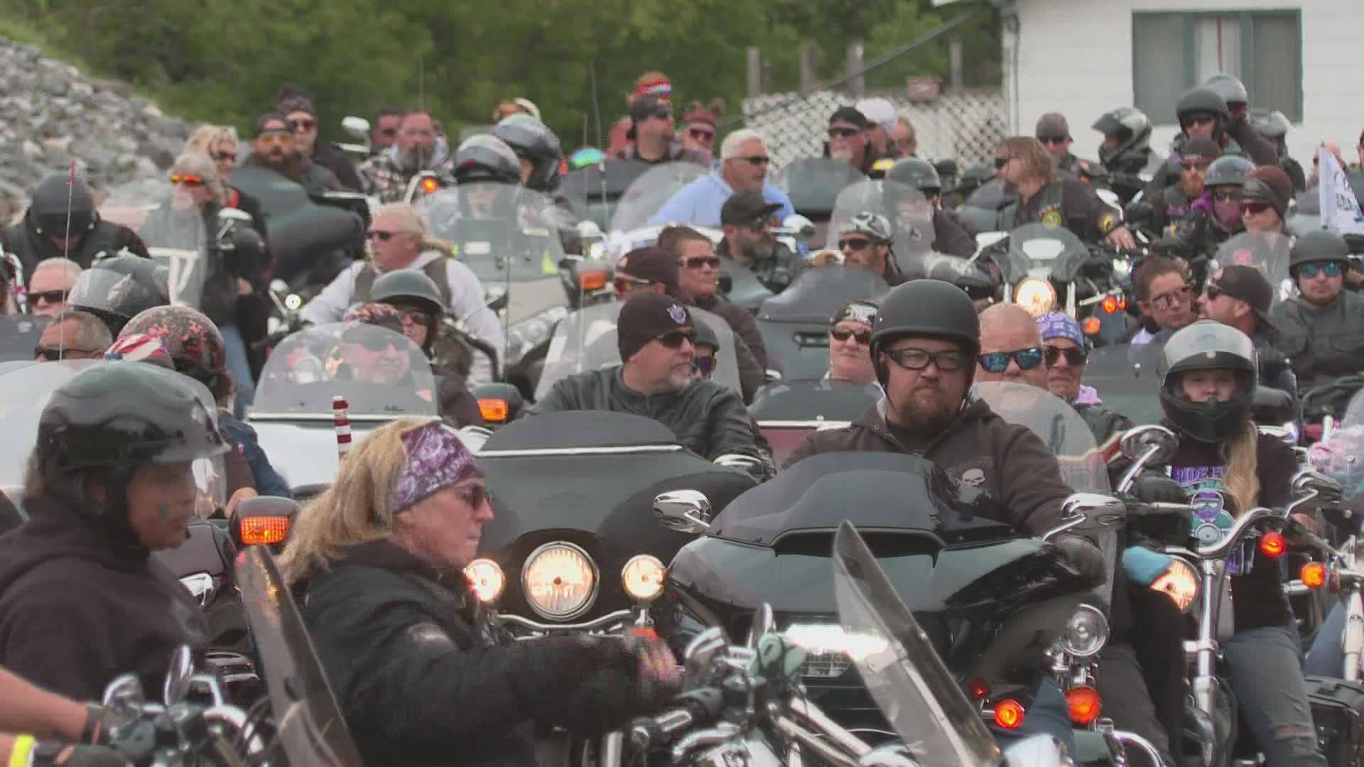 Sunday marked the 5th annual Pain to Power Suicide Awareness Ride in Lewiston