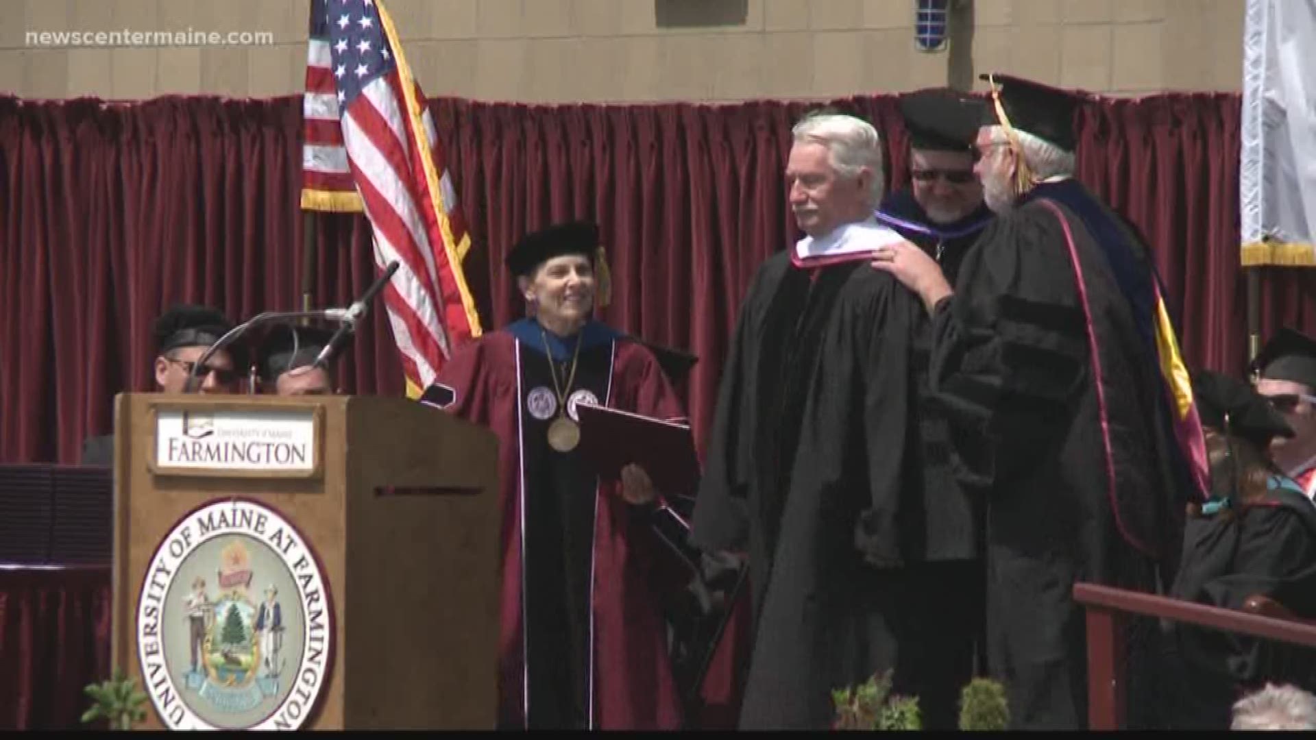 Bill Green receives honorary degree from UMF