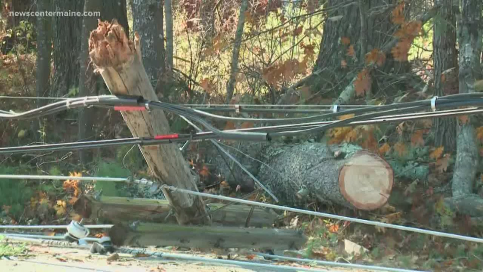 Another wicked windstorm has taken a swipe at the midcoast area, but the damage from this one isn't as bad as the storm two weeks ago.