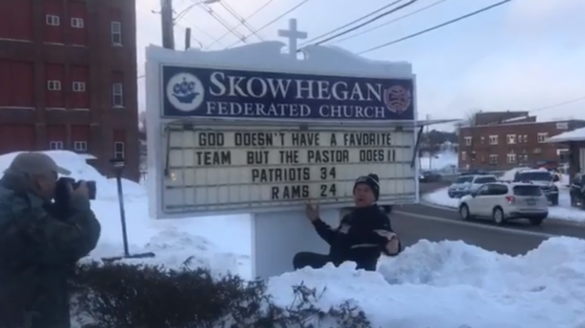 Pastor predicted score in Patriots AFC championship win