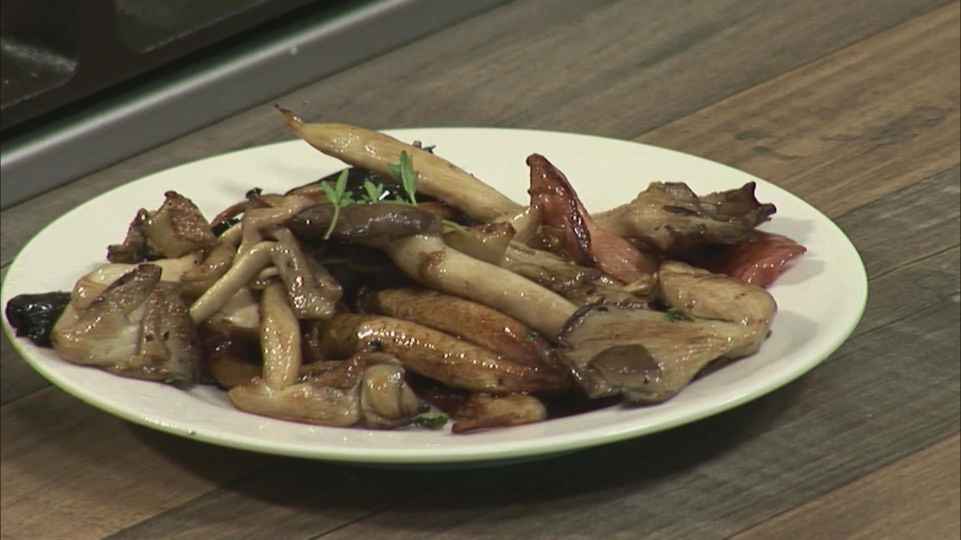 Chef Kate Shaffer shares her recipe for cooking wild mushrooms.