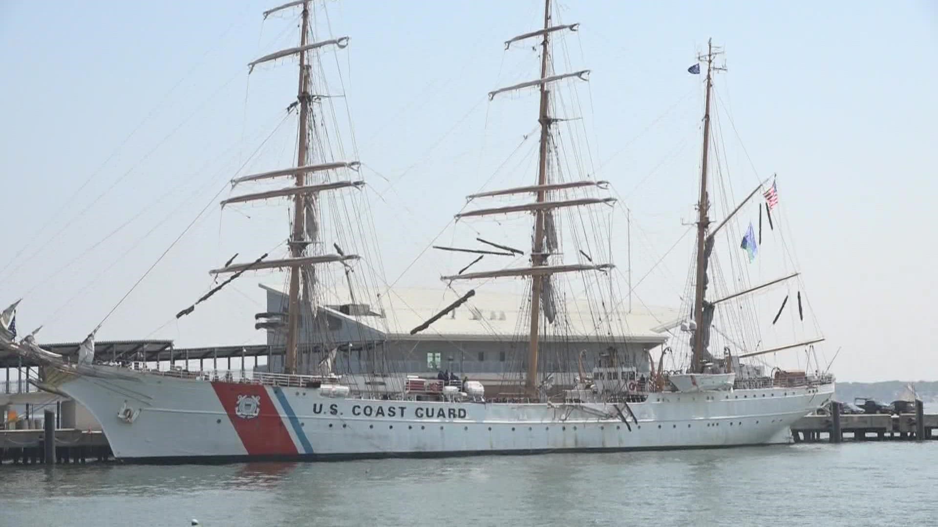 People will be able to tour the U.S. Coast Guard Cutter Eagle this weekend.