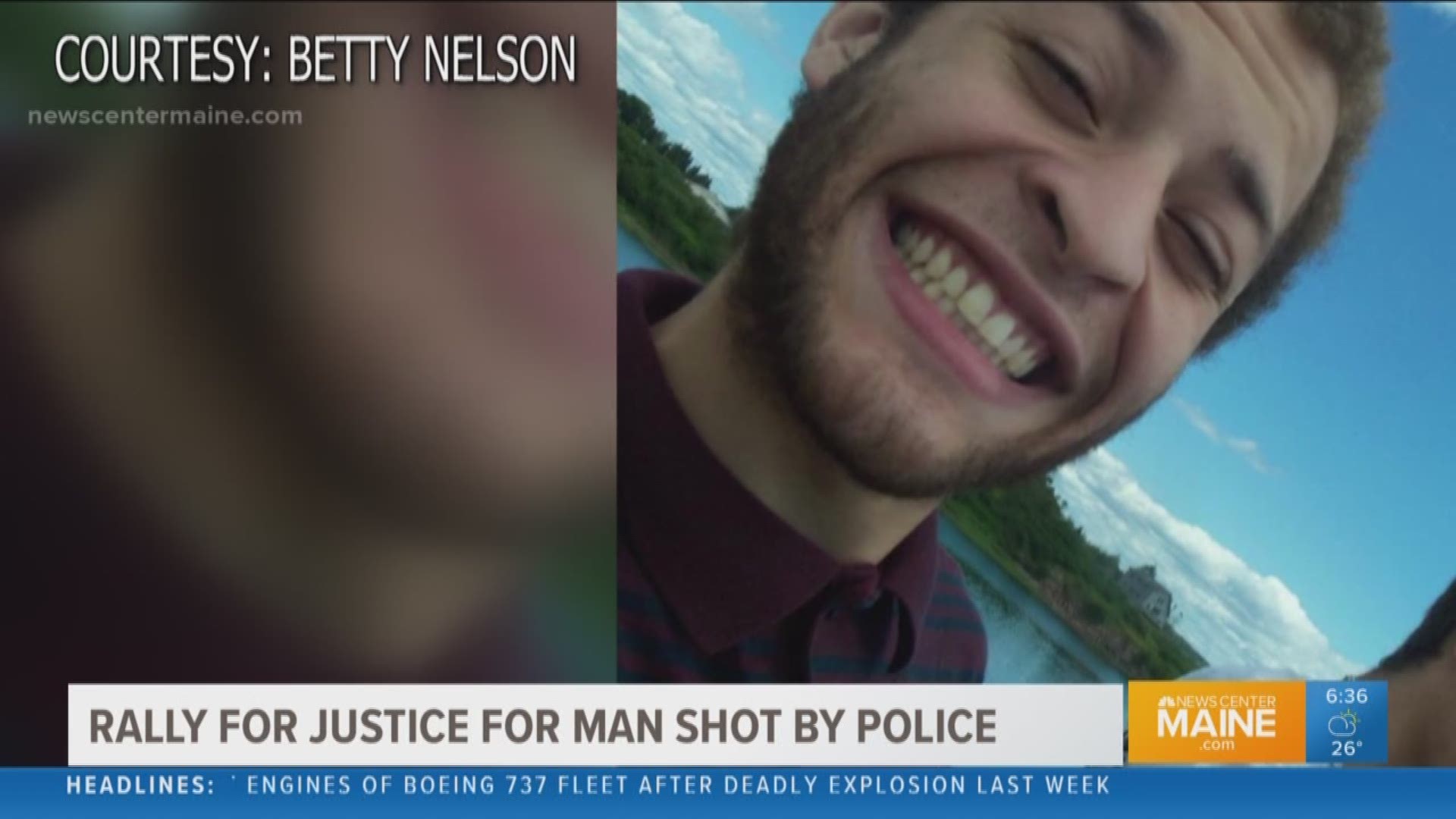 Katie Bavoso reports on rally for justice for man shot by police