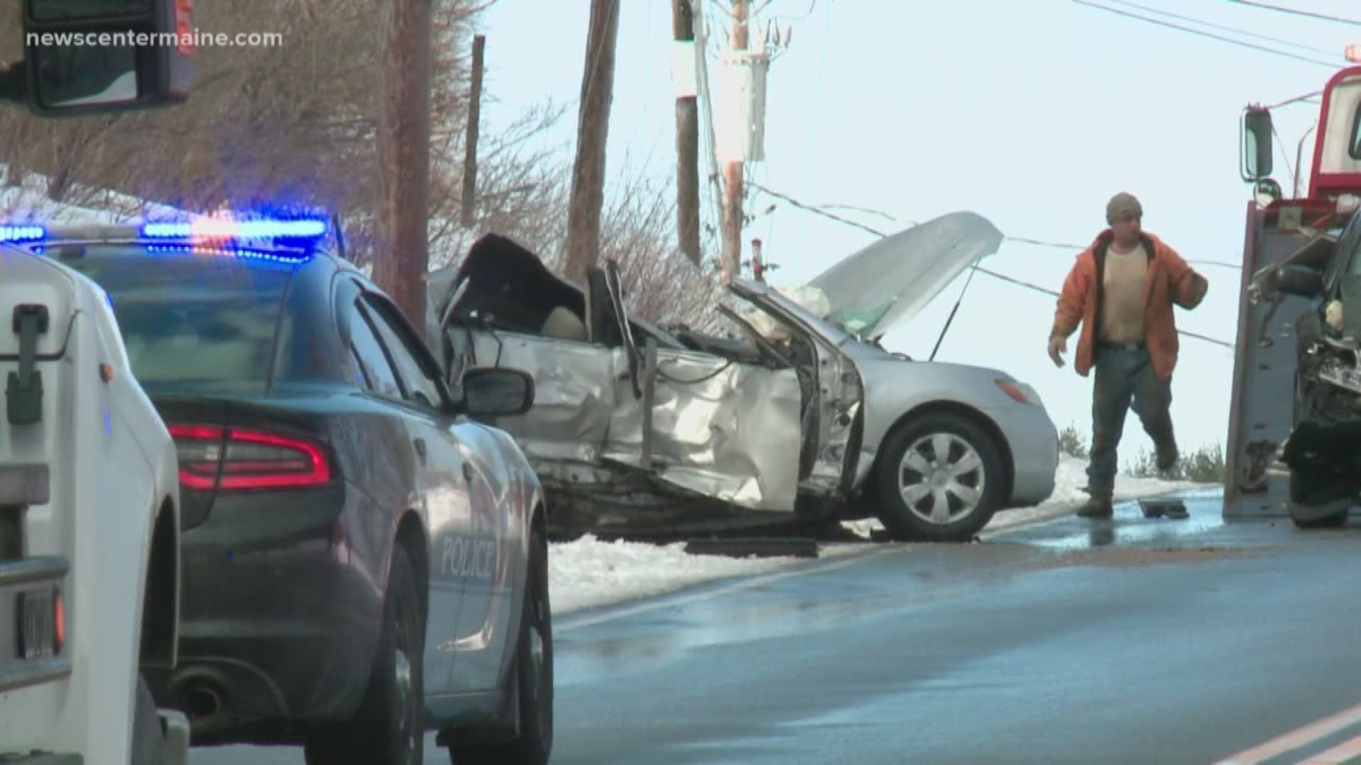 Three people are dead after a crash on I-295 in Westbrook Monday morning.