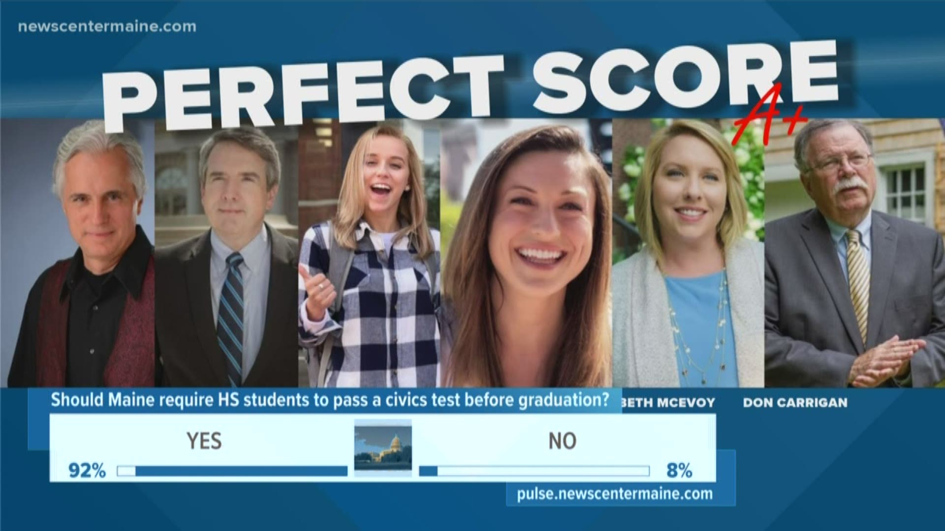 Our on-air talent can pass a high school civics test. Can you?