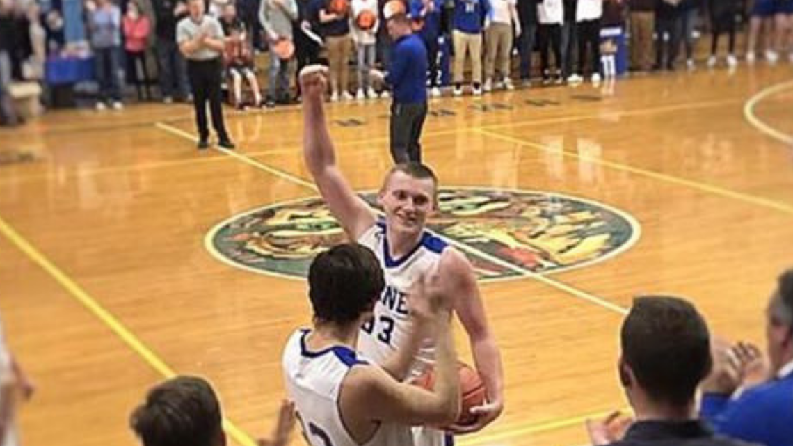 Maine Senior scores has a night he will never scoring his 1