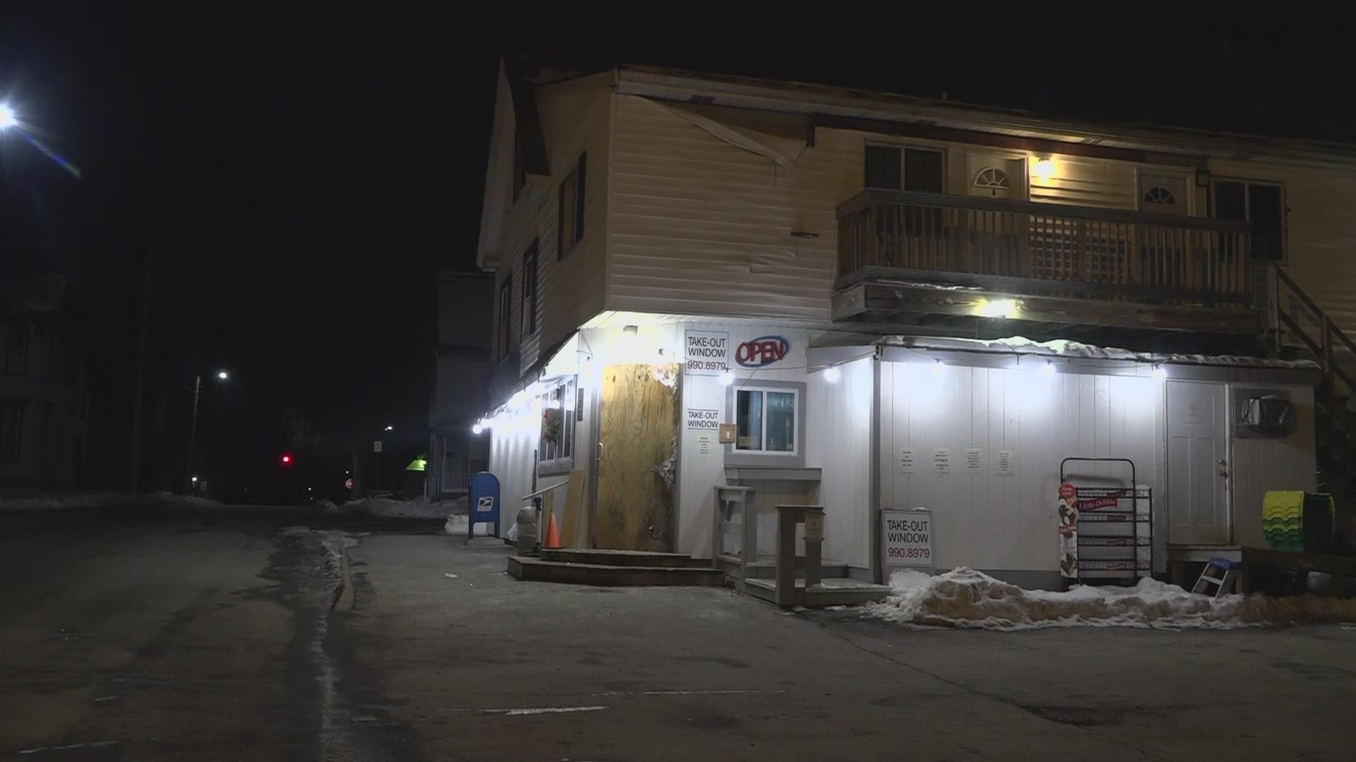 The Bangor business, Joe's Market, lost 15-hundred dollars worth of cash and merchandise after a break-in. Two people were involved in the break-in.