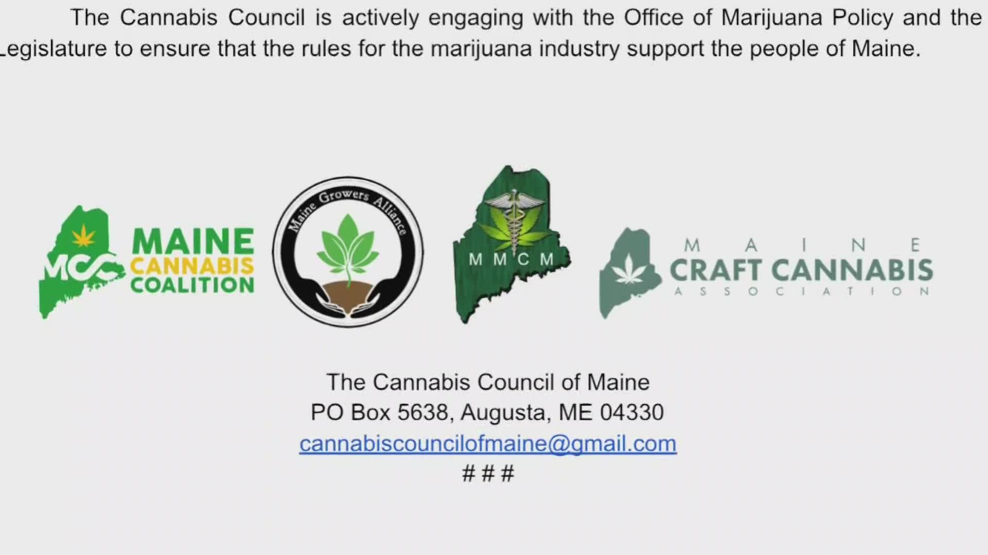 Leaders of Maine's cannabis industry are joining forces to make sure their voices are heard at the state house