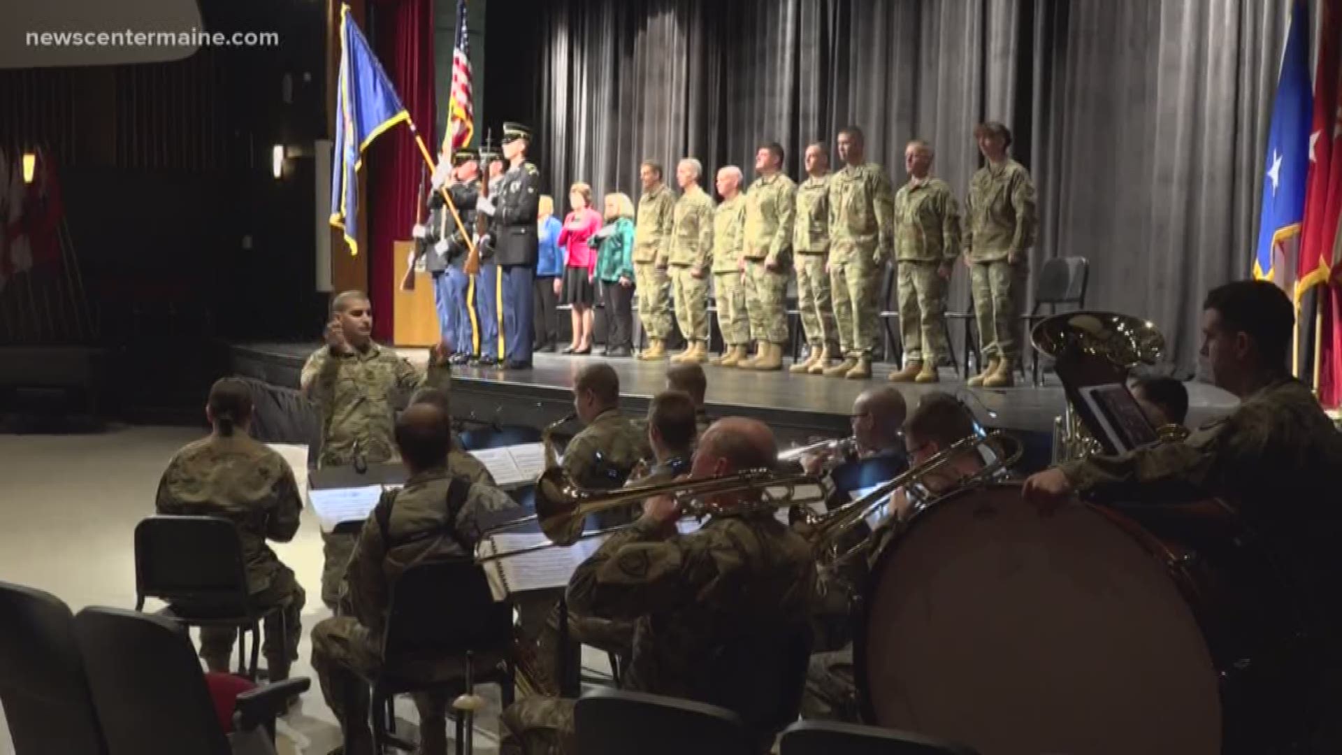 Members of Maine's Army National guard will soon be headed overseas.