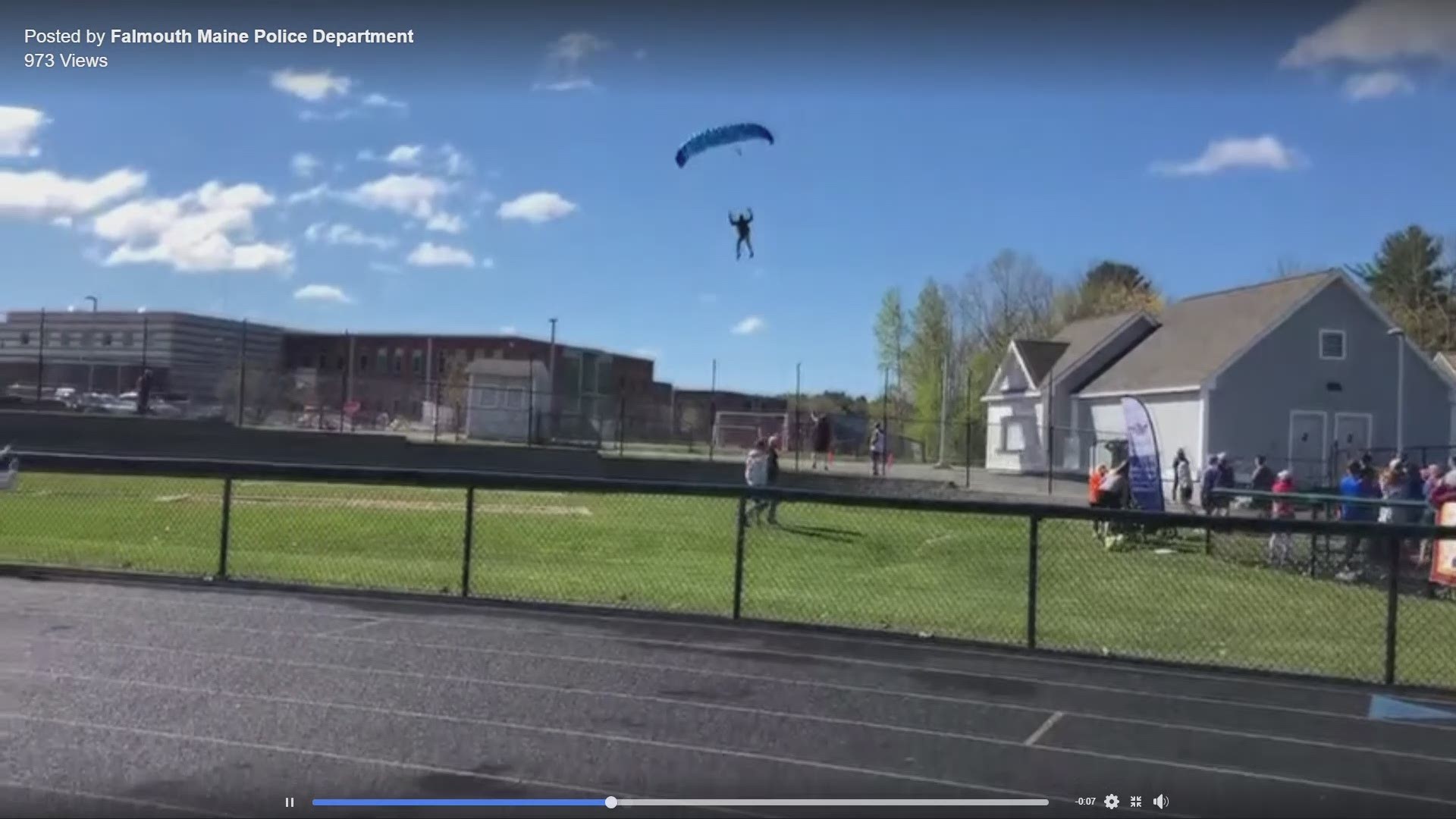 SEAL Team 6 member and one of Kyle Milliken’s closest friends made an amazing entrance to Falmouth's “The Only Easy Day” event remembering the fallen Falmouth native.