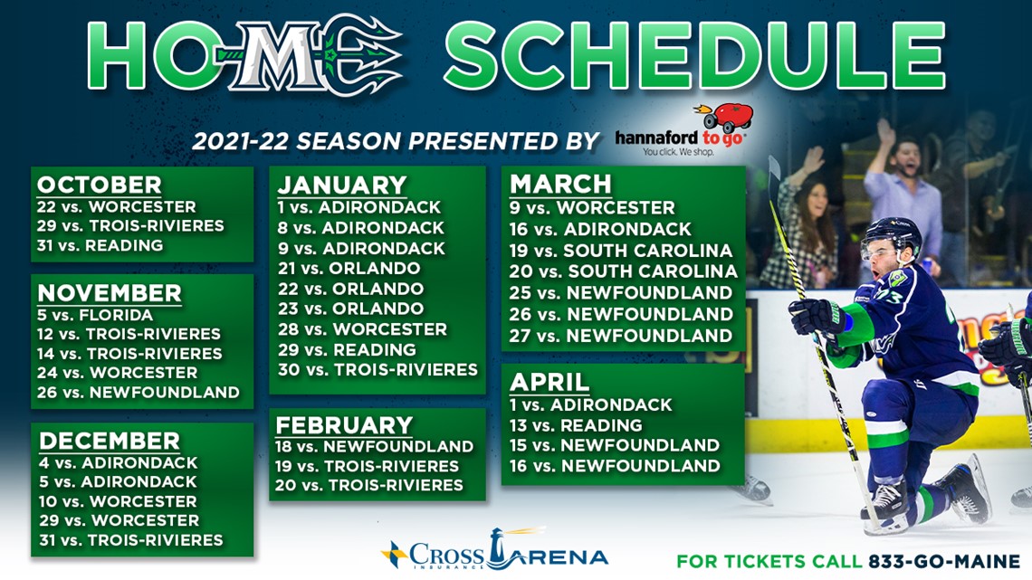 Maine Mariners gear up for return with release of 2021-22 schedule