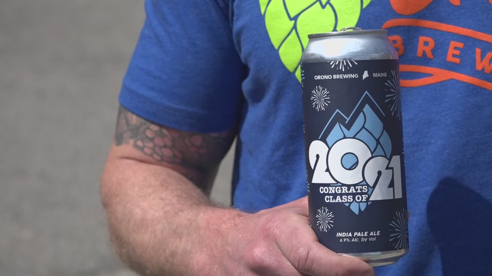 In an effort to celebrate a rather unique ending to their college lives amid a global pandemic, Orono Brewing Co. created the 'Congrats Class of 2021' IPA.
