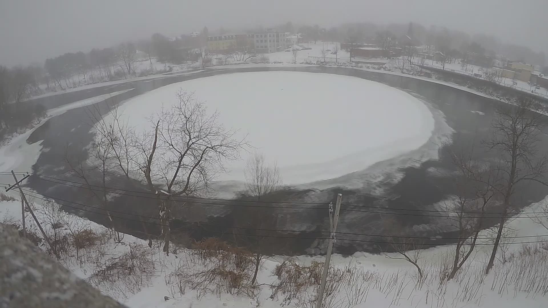 Westbrook ice disk on Jan. 20, 2019