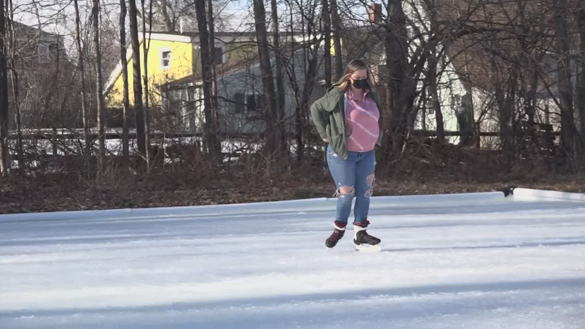Outdoor skating rinks are a common sight in Maine, but town officials say this year it is more important than ever to give people an opportunity to get outside.