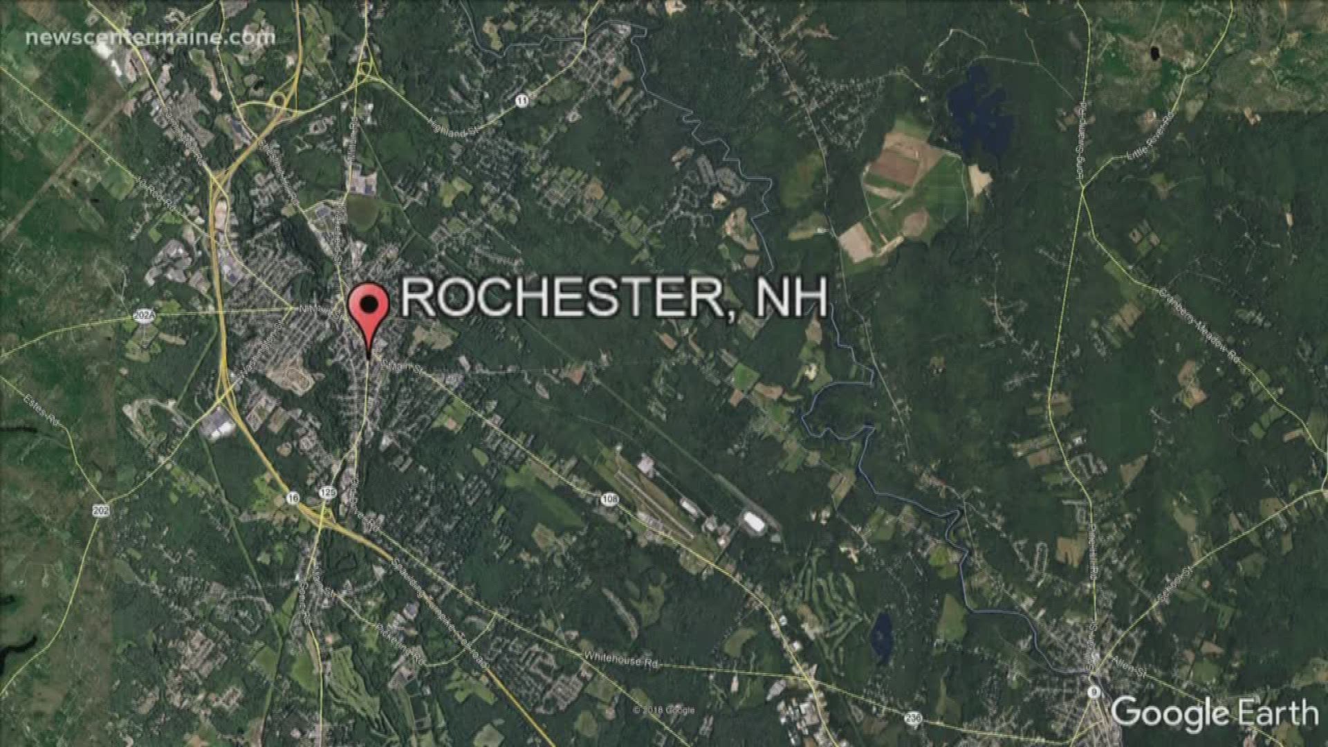 Rochester, New Hampshire police are saying a suspect shot at and missed an officer. That person is still on the run