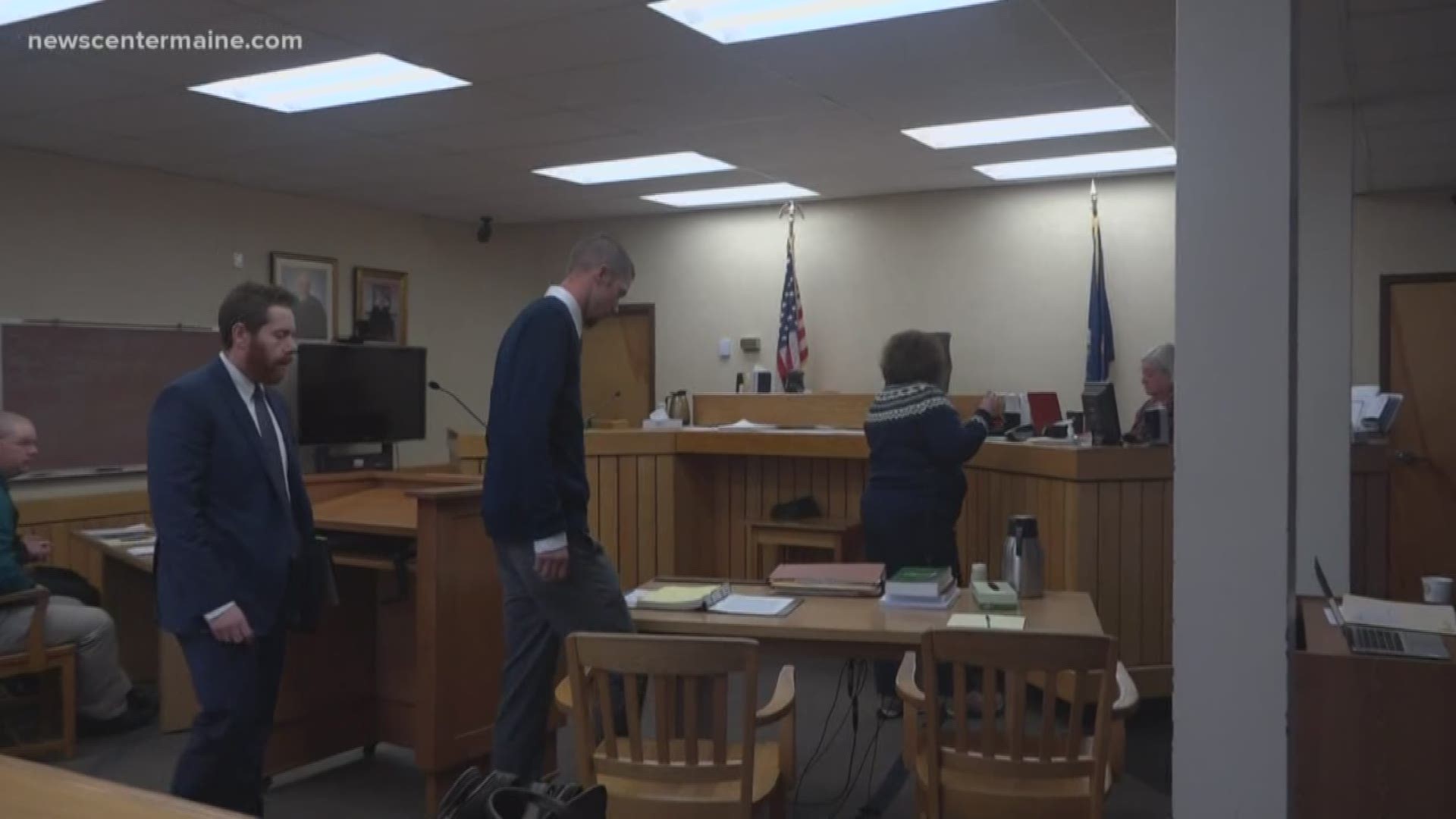 Justin Chipman stands trial Thursday in Hancock County Superior Court in Ellsworth. Franky's death sparked public outrage and a bill to create a state law.