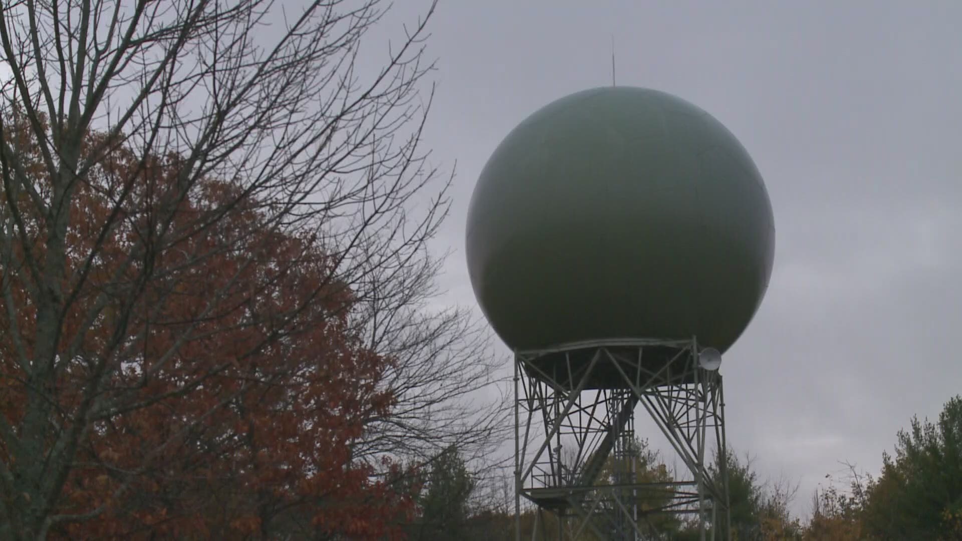 Meteorologists have discovered that the trees surrounding one of Maine's Doppler Radar towers in Gray are blocking some signals and reducing forecast accuracy.