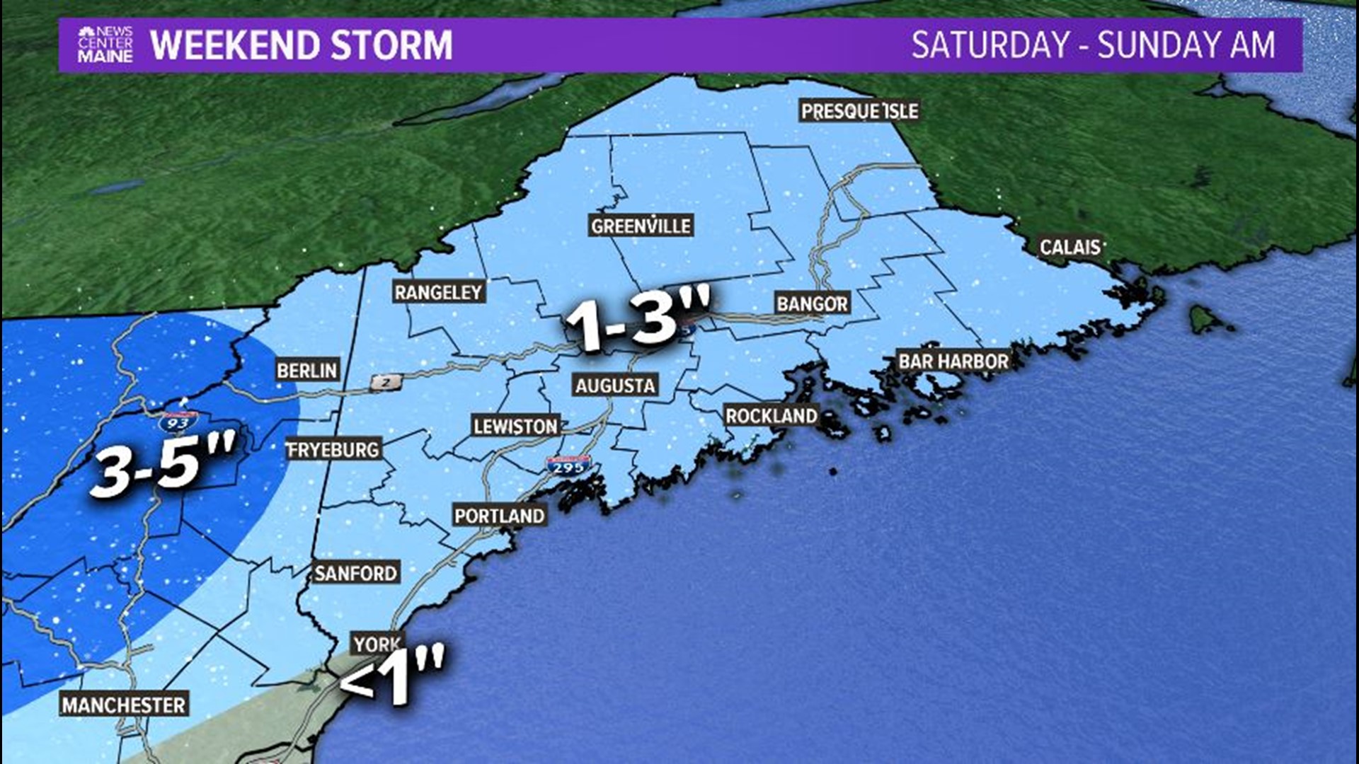 Weekend Plans? Snow returns Saturday, lasts into Sunday in Maine ...