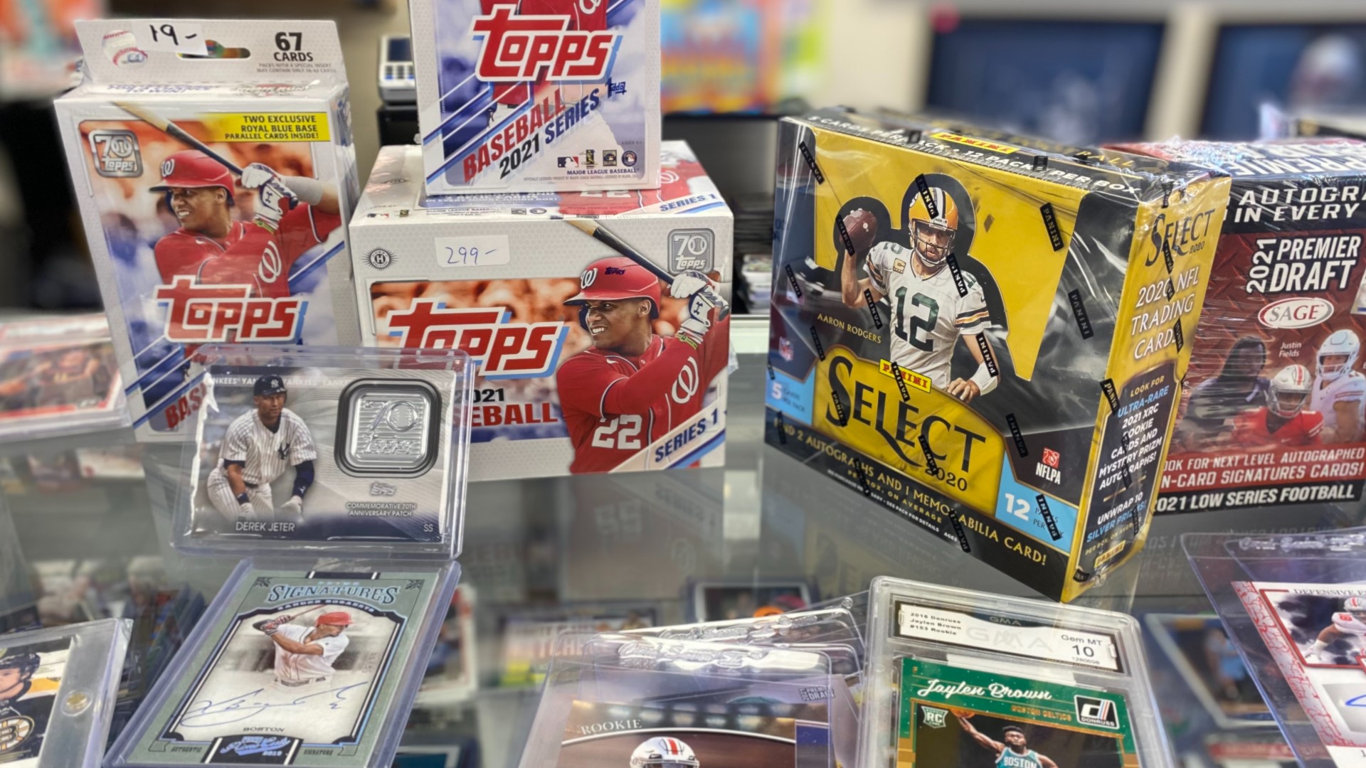 Card collecting for baseball, basketball, football and more