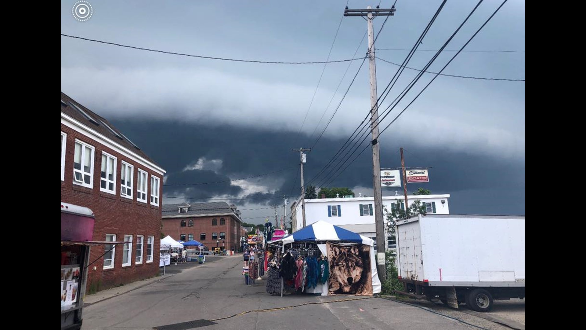 Viewer photos of storm damage and clouds across Maine