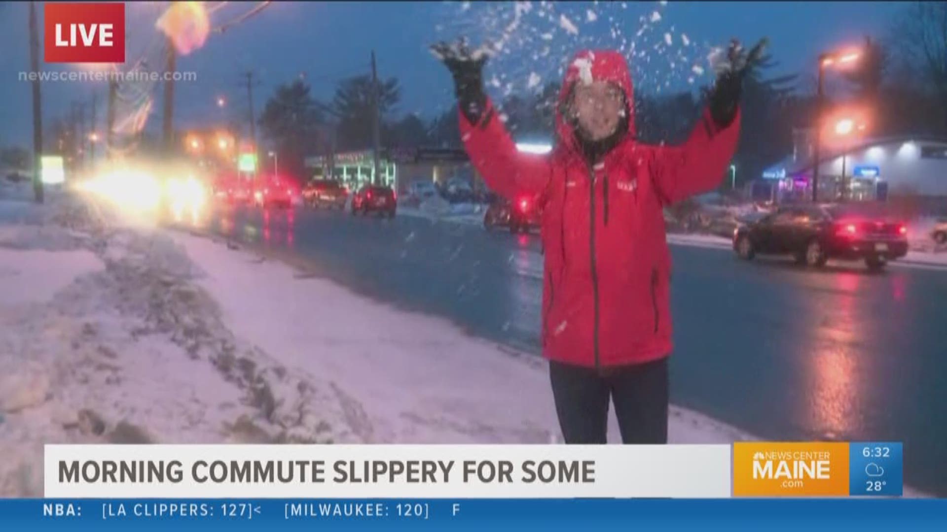 Cory reports on Brunswick road conditions